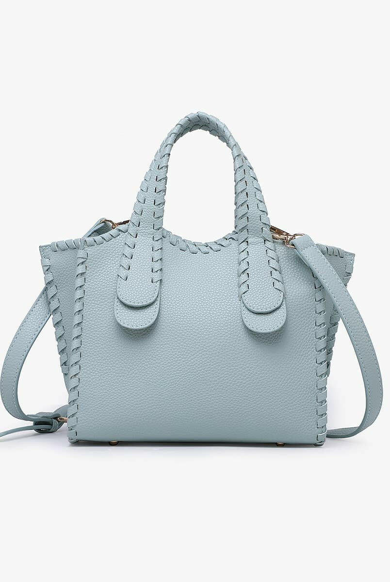 Marla Whipstitch Satchel Tote Bag-handbags-Krush Kandy, Women's Online Fashion Boutique Located in Phoenix, Arizona (Scottsdale Area)