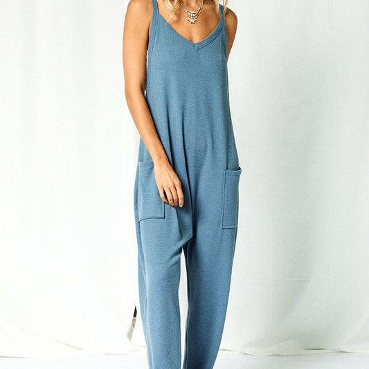 The Tara Pocketed Jumpsuit | S-XL, 4 Colors-Jumpsuits & Rompers-Krush Kandy, Women's Online Fashion Boutique Located in Phoenix, Arizona (Scottsdale Area)