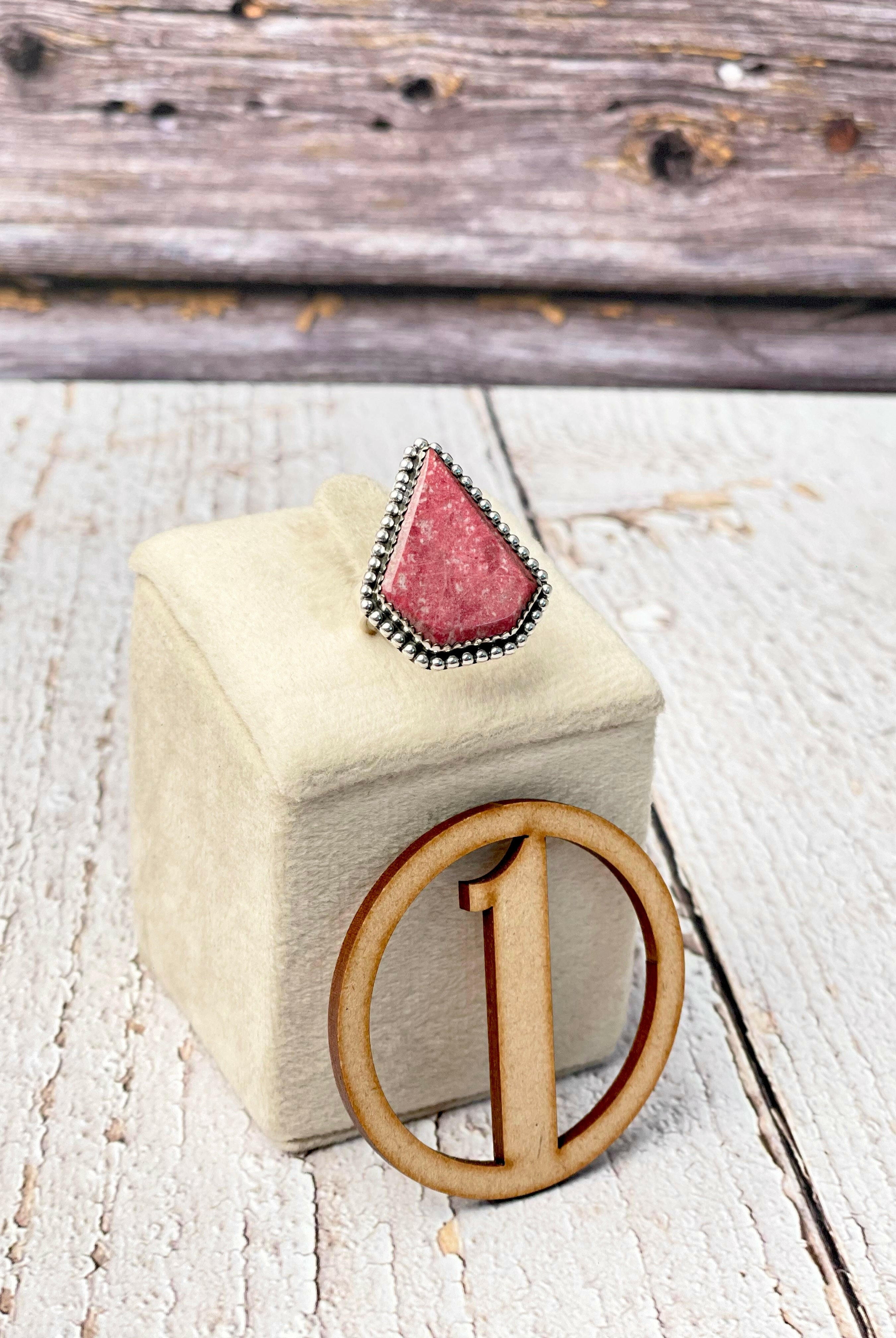 One Of A Kind Thulite Slab Rings-Rings-Krush Kandy, Women's Online Fashion Boutique Located in Phoenix, Arizona (Scottsdale Area)