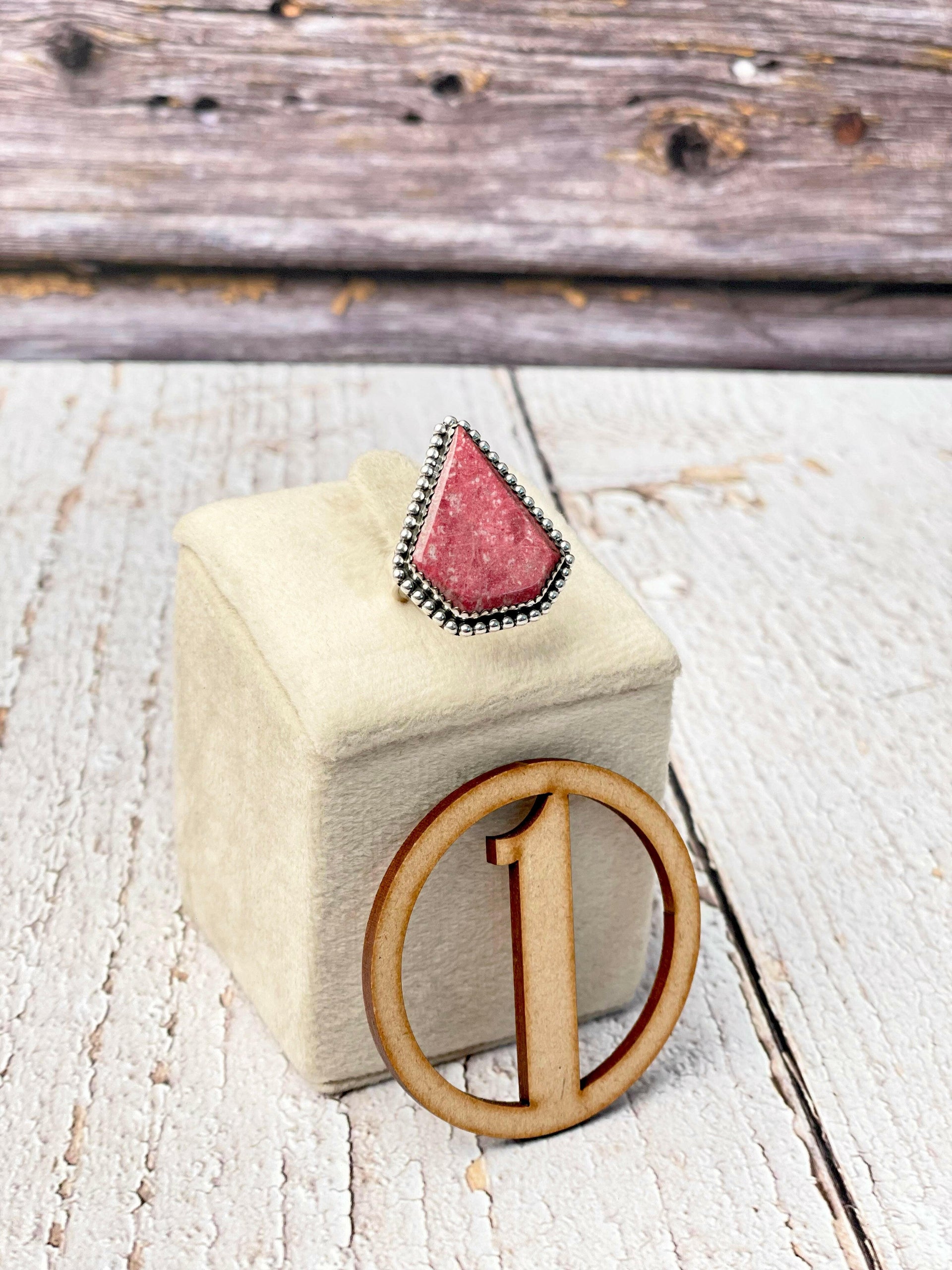 One Of A Kind Thulite Slab Rings-Rings-Krush Kandy, Women's Online Fashion Boutique Located in Phoenix, Arizona (Scottsdale Area)