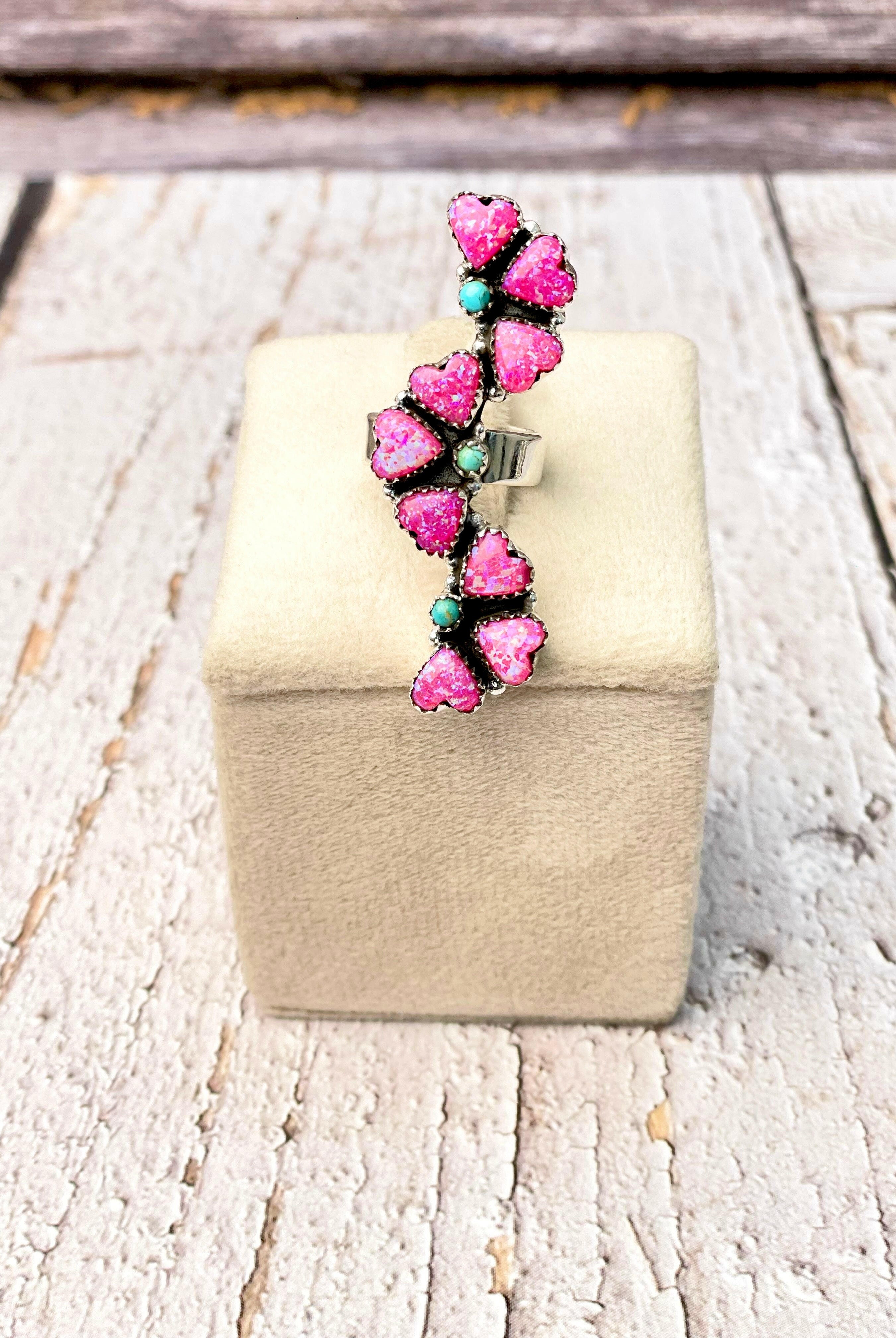Cascading Hearts Ring MADE TO ORDER-Ring Sizers-Krush Kandy, Women's Online Fashion Boutique Located in Phoenix, Arizona (Scottsdale Area)