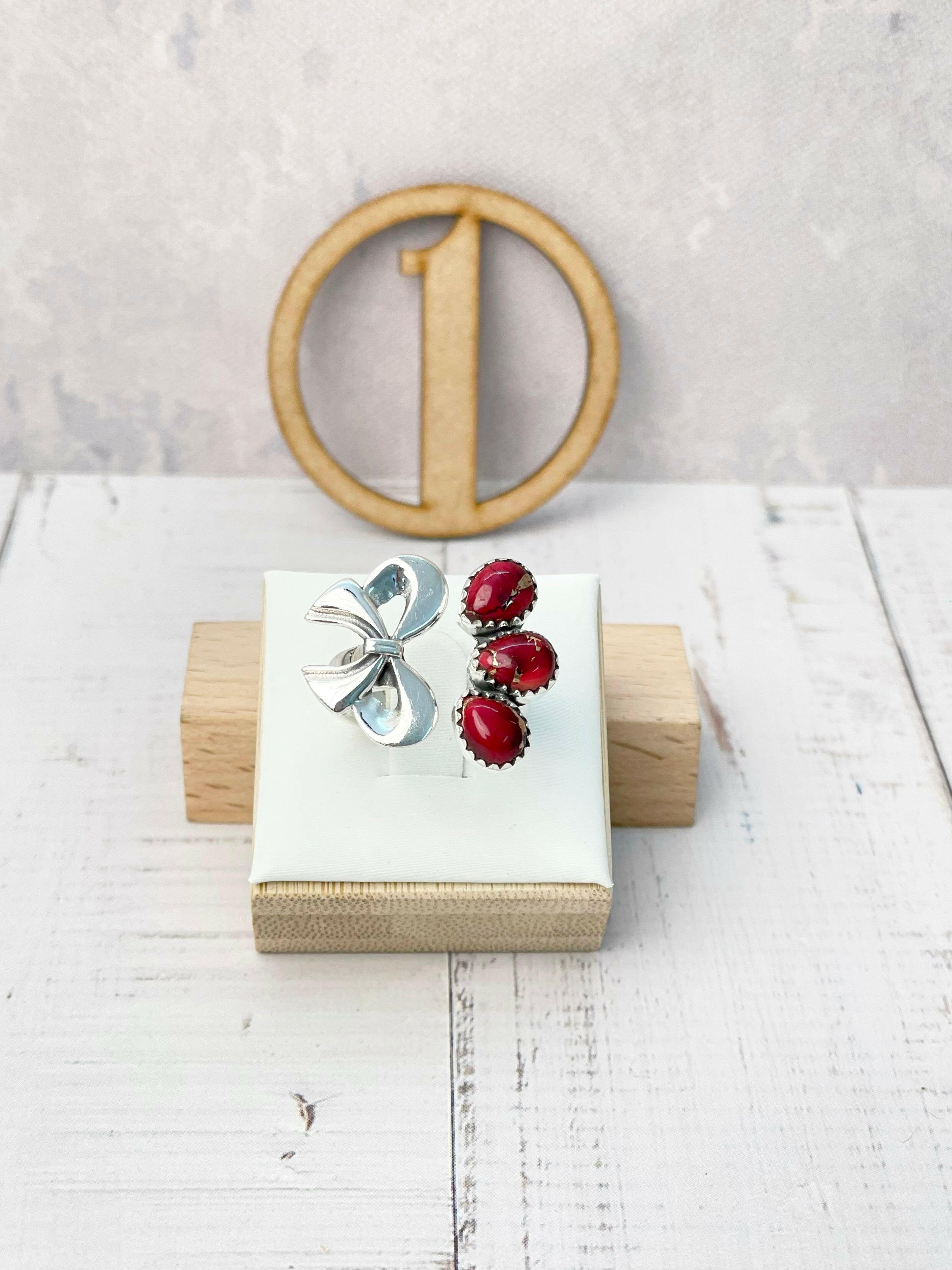 Bow Belle Floating Stone Ring-Ring-Krush Kandy, Women's Online Fashion Boutique Located in Phoenix, Arizona (Scottsdale Area)