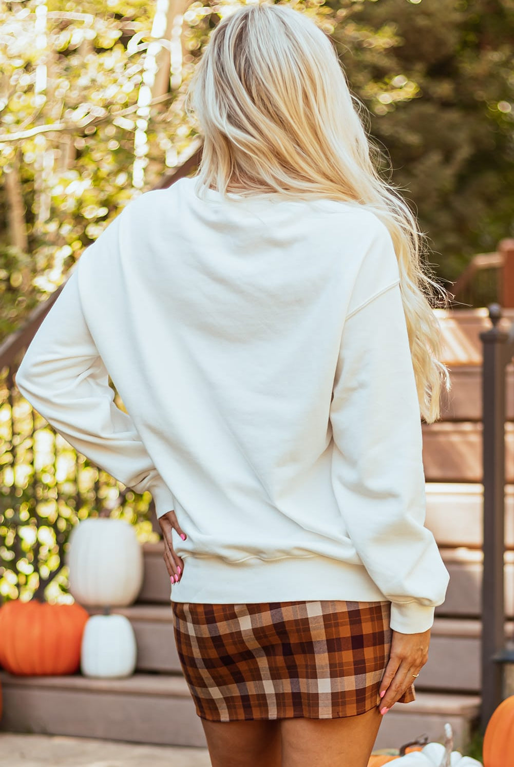 Pumpkin Season Floral Sweatshirt-Sweatshirt-Krush Kandy, Women's Online Fashion Boutique Located in Phoenix, Arizona (Scottsdale Area)