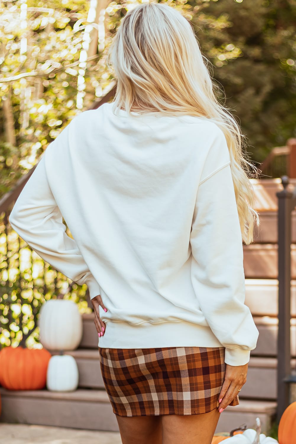 Pumpkin Season Floral Sweatshirt-Sweatshirt-Krush Kandy, Women's Online Fashion Boutique Located in Phoenix, Arizona (Scottsdale Area)