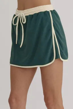 Chic Duo Contrast Pullover Skort Set | 4 Color Options-2 Piece Outfit Sets-Krush Kandy, Women's Online Fashion Boutique Located in Phoenix, Arizona (Scottsdale Area)