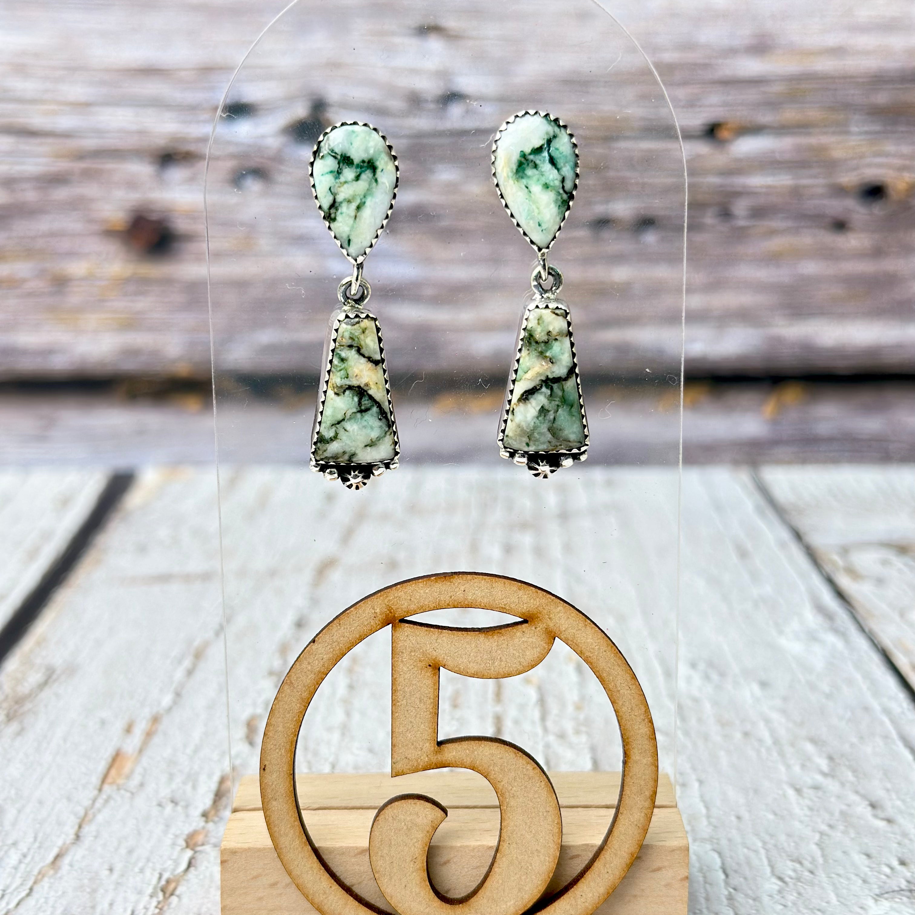 Multi Slab Earrings-Earrings-Krush Kandy, Women's Online Fashion Boutique Located in Phoenix, Arizona (Scottsdale Area)