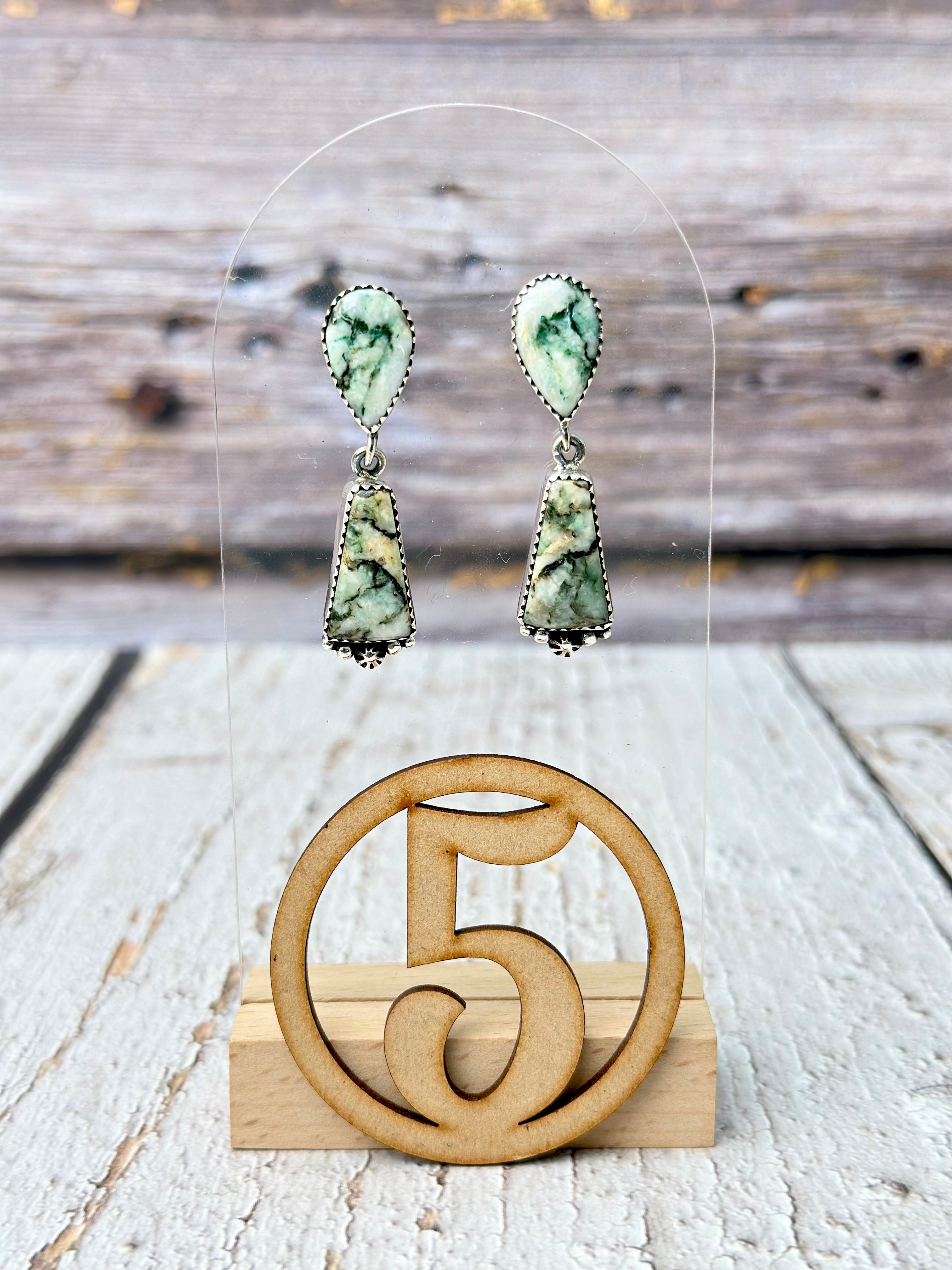 Multi Slab Earrings-Earrings-Krush Kandy, Women's Online Fashion Boutique Located in Phoenix, Arizona (Scottsdale Area)
