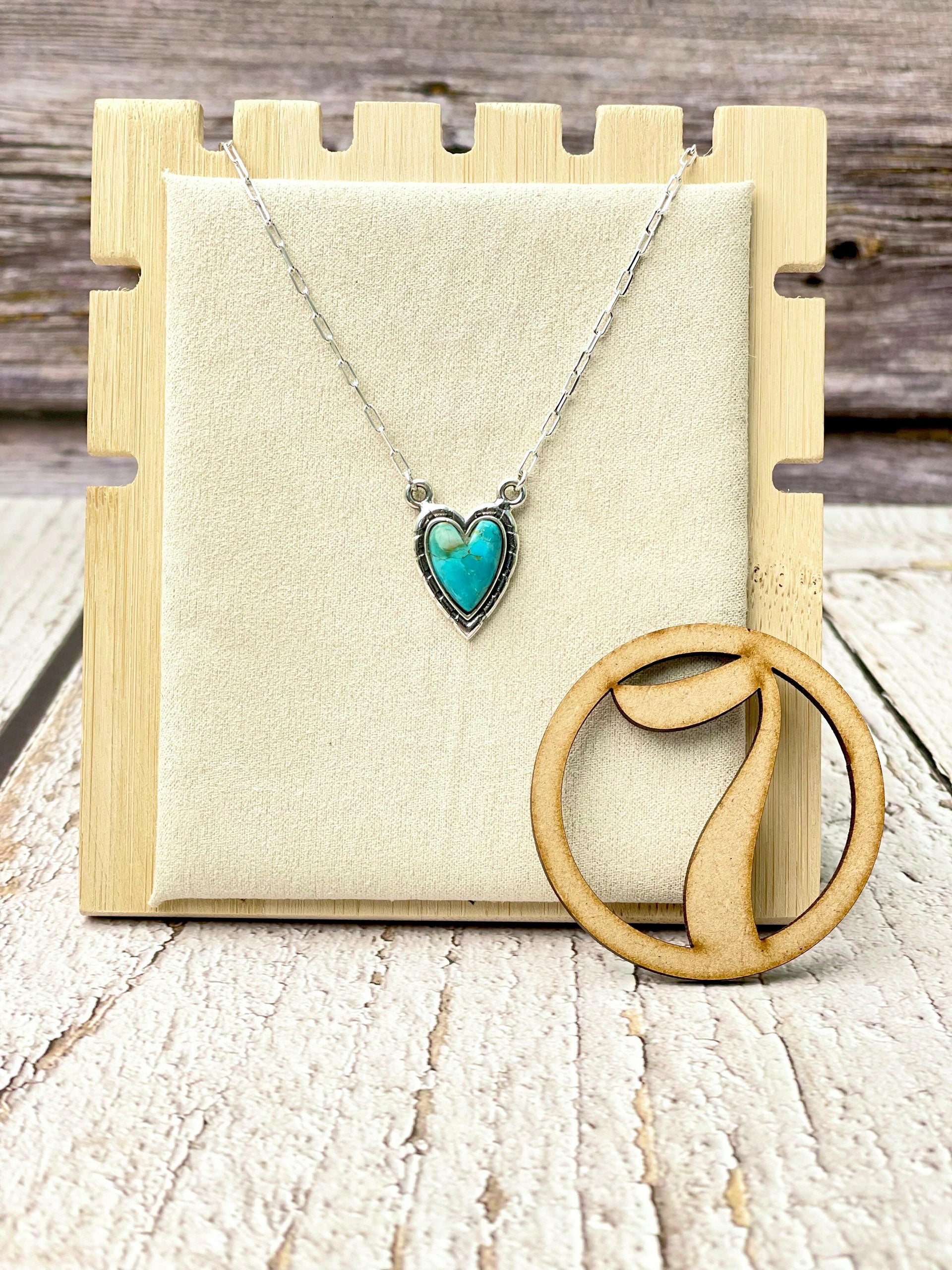 Full Of Love Heart Slab Necklace-Necklaces-Krush Kandy, Women's Online Fashion Boutique Located in Phoenix, Arizona (Scottsdale Area)