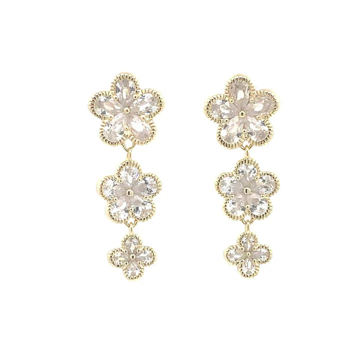 Field Of Flowers Earrings-Drop Earrings-Krush Kandy, Women's Online Fashion Boutique Located in Phoenix, Arizona (Scottsdale Area)