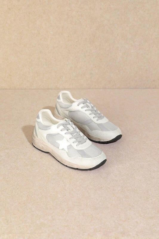 Major - Dad-Star Vintage Running Sneakers-Sneakers-Krush Kandy, Women's Online Fashion Boutique Located in Phoenix, Arizona (Scottsdale Area)