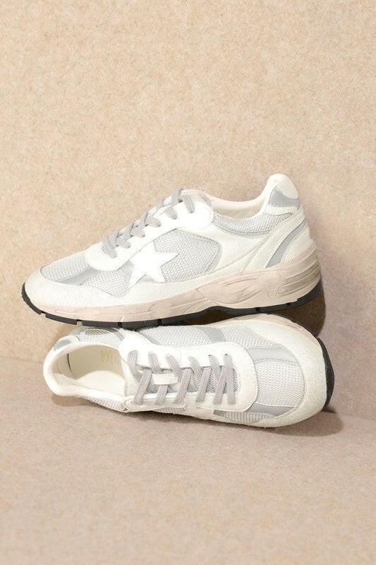 Major - Dad-Star Vintage Running Sneakers-Sneakers-Krush Kandy, Women's Online Fashion Boutique Located in Phoenix, Arizona (Scottsdale Area)
