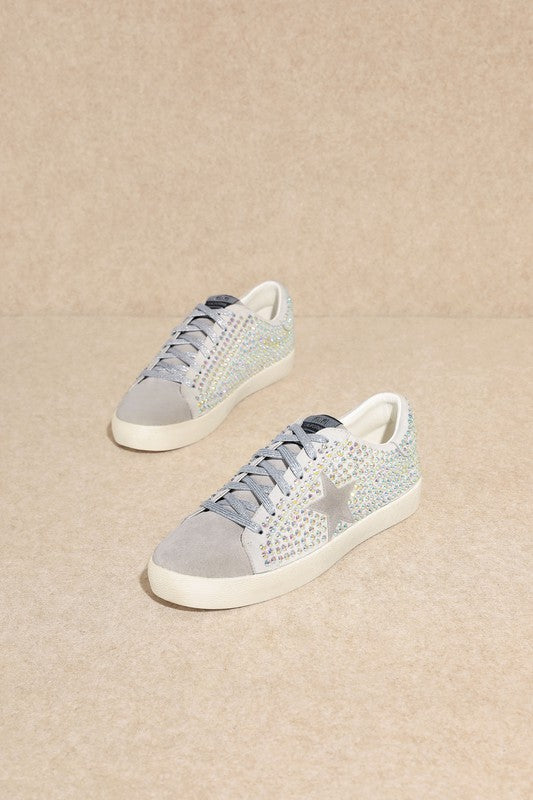 Joann - Glam Rhinestone Star Sneakers-Sneakers-Krush Kandy, Women's Online Fashion Boutique Located in Phoenix, Arizona (Scottsdale Area)