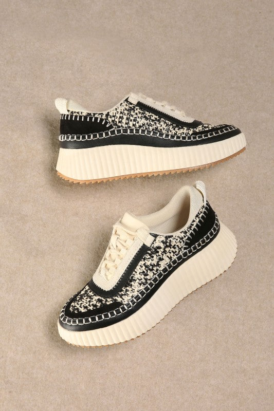 Dolea - Loop Woven Platform Sneakers-Sneakers-Krush Kandy, Women's Online Fashion Boutique Located in Phoenix, Arizona (Scottsdale Area)