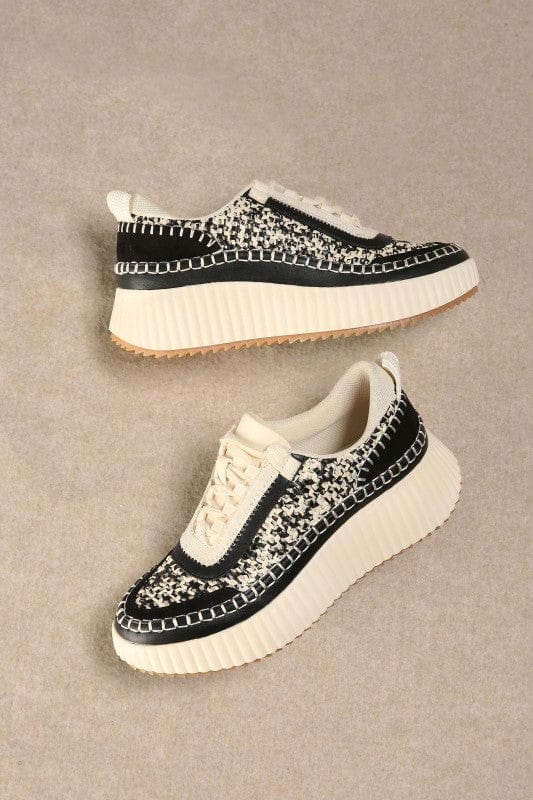 Dolea - Loop Woven Platform Sneakers-Sneakers-Krush Kandy, Women's Online Fashion Boutique Located in Phoenix, Arizona (Scottsdale Area)