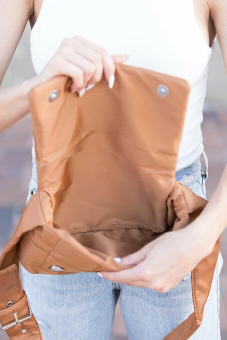 Selma Foldover Puffer Crossbody-Purses & Bags-Krush Kandy, Women's Online Fashion Boutique Located in Phoenix, Arizona (Scottsdale Area)
