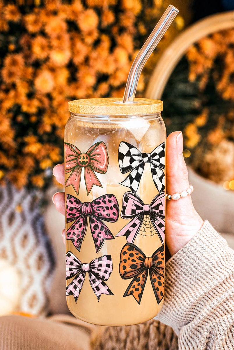Cutest Halloween Fall Glass Cup | 20oz-Accessories-Krush Kandy, Women's Online Fashion Boutique Located in Phoenix, Arizona (Scottsdale Area)