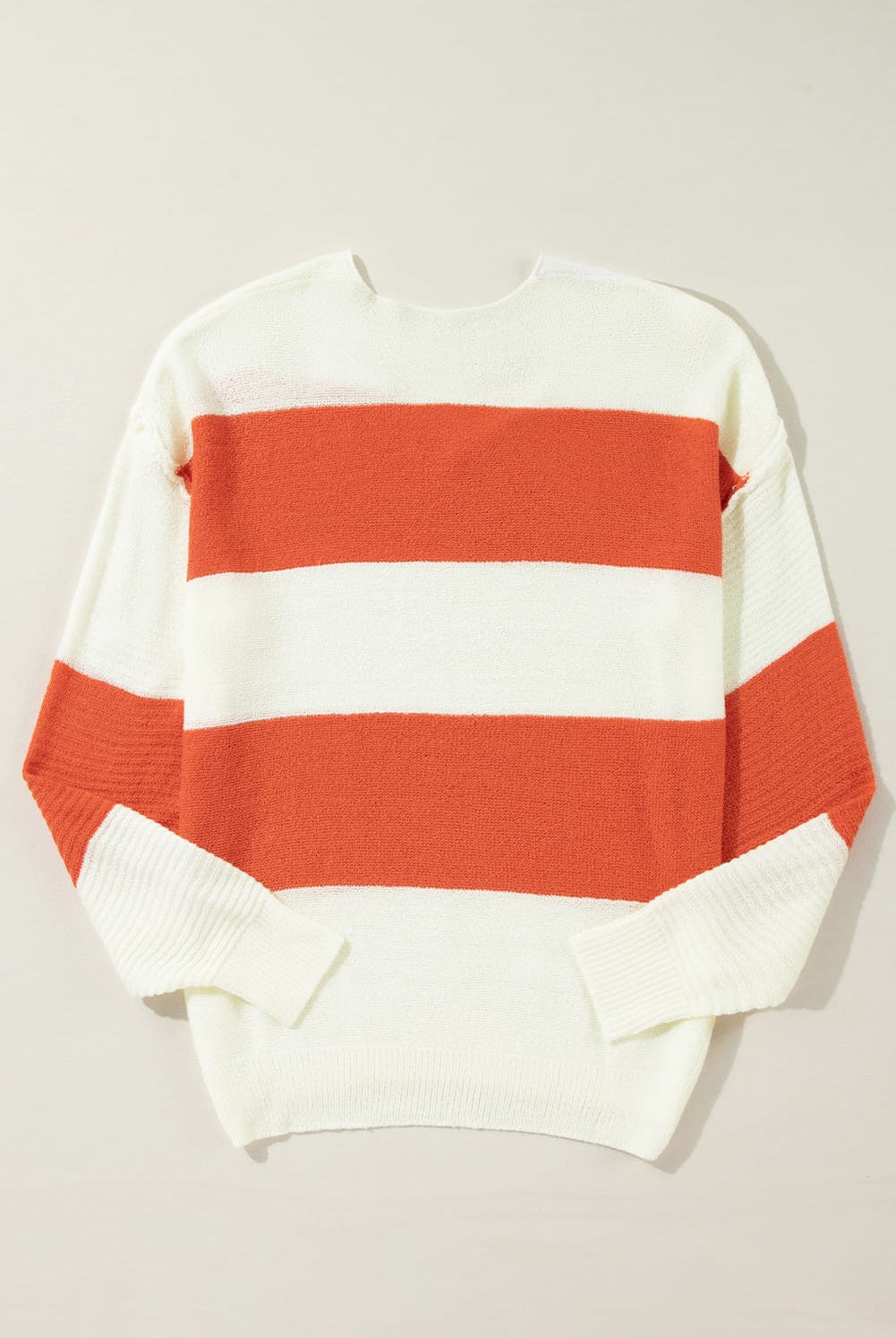 Harvest Stripe V-Neck Sweater-Sweaters-Krush Kandy, Women's Online Fashion Boutique Located in Phoenix, Arizona (Scottsdale Area)