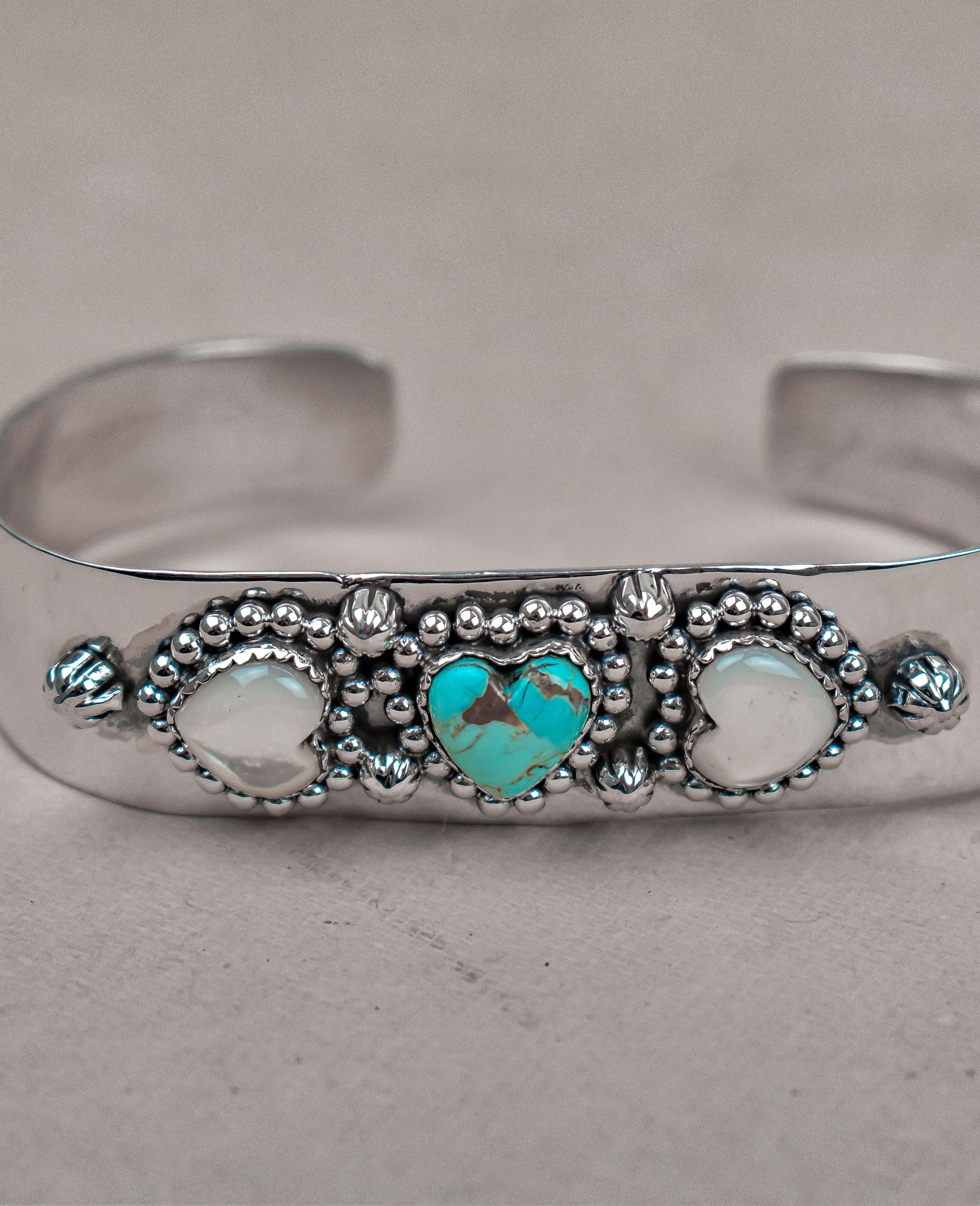 Heartfelt Trio Cuff Bracelet-Cuffs-Krush Kandy, Women's Online Fashion Boutique Located in Phoenix, Arizona (Scottsdale Area)