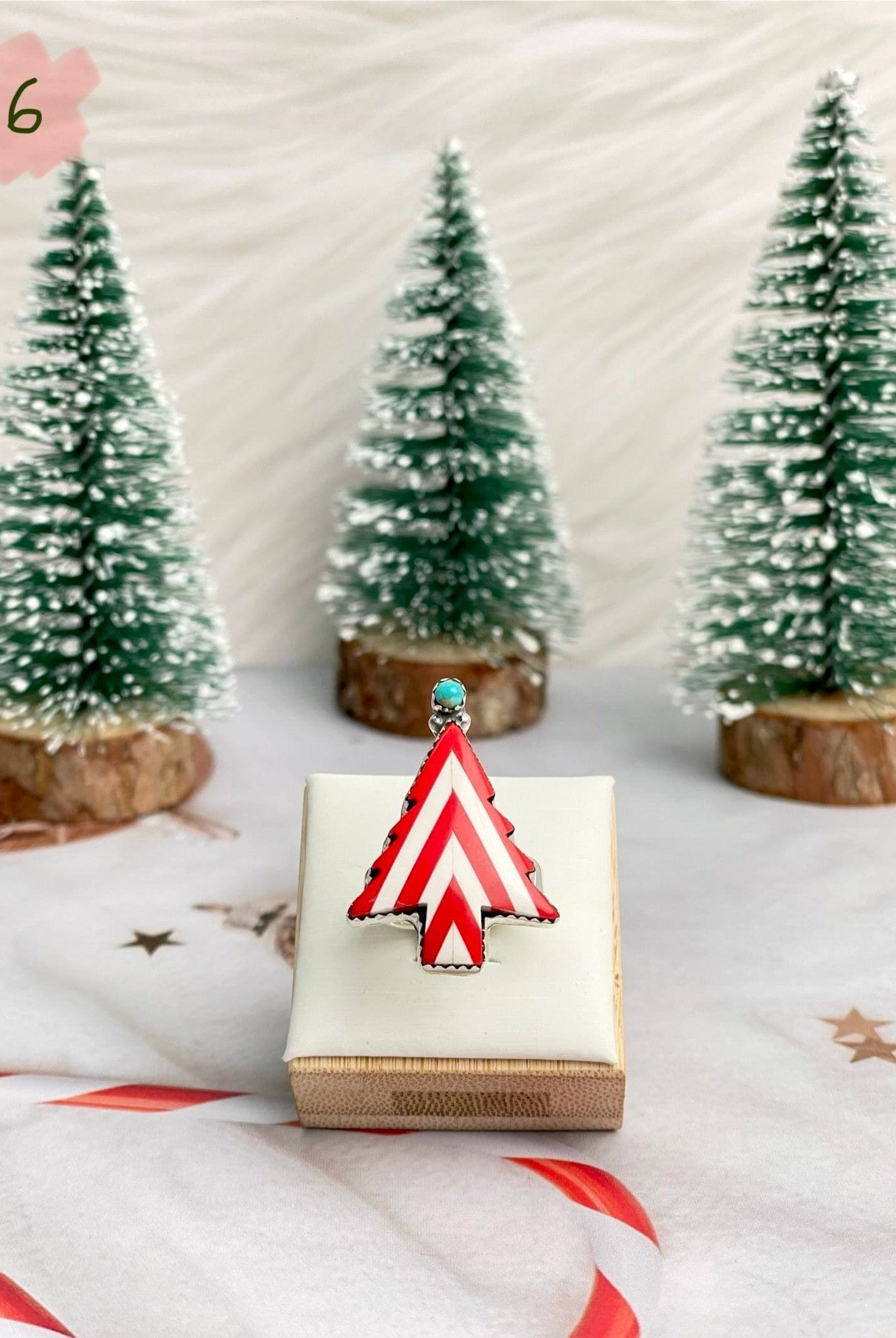 Holly Jolly Red & White Christmas Rings-Rings-Krush Kandy, Women's Online Fashion Boutique Located in Phoenix, Arizona (Scottsdale Area)
