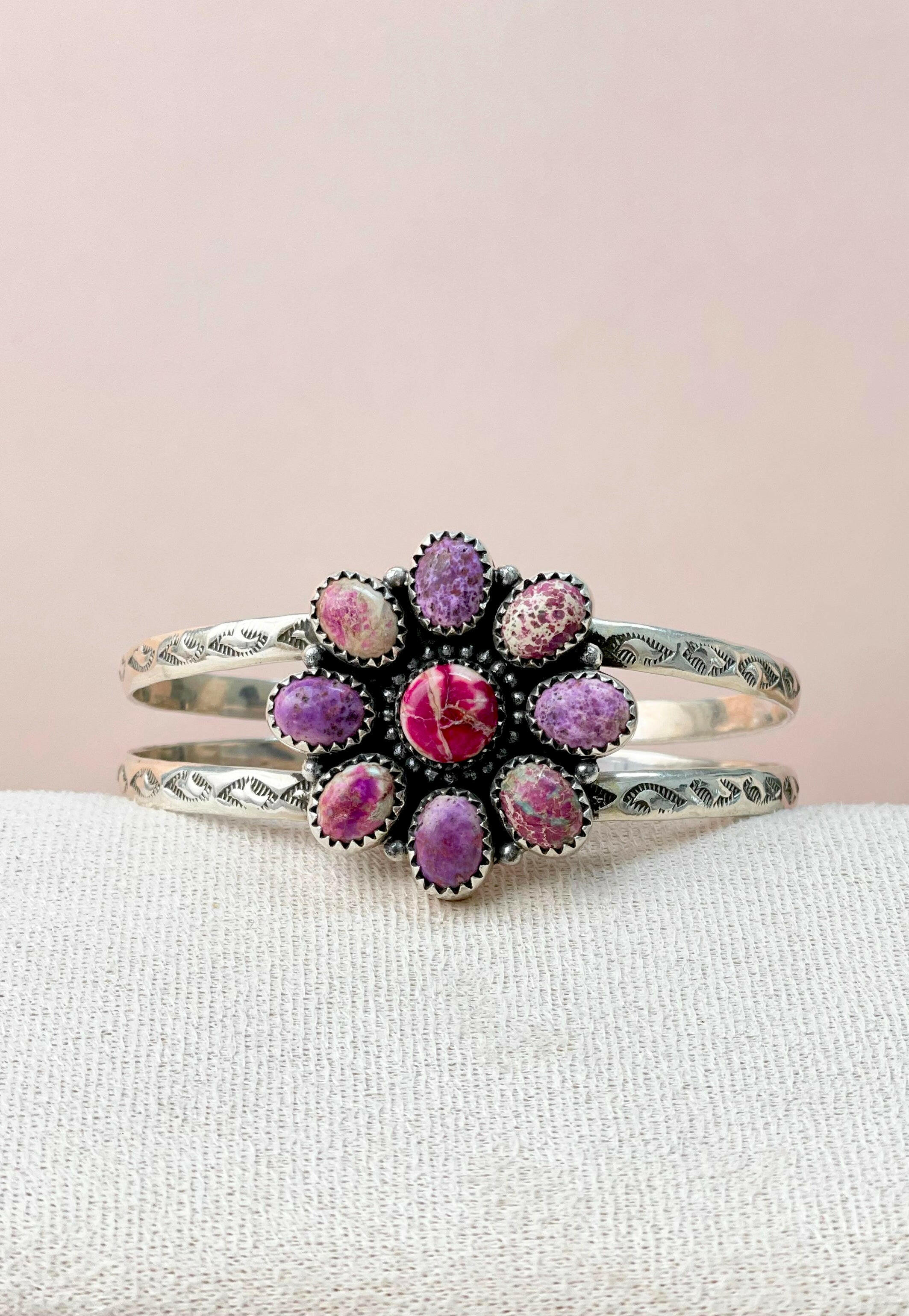 Desert Jasper Boho Cuff-Bracelets-Krush Kandy, Women's Online Fashion Boutique Located in Phoenix, Arizona (Scottsdale Area)