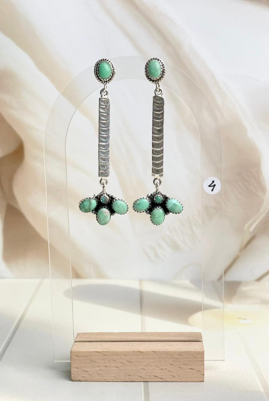 Boho Bar Stones Drop Dangle Earrings-Earrings-Krush Kandy, Women's Online Fashion Boutique Located in Phoenix, Arizona (Scottsdale Area)
