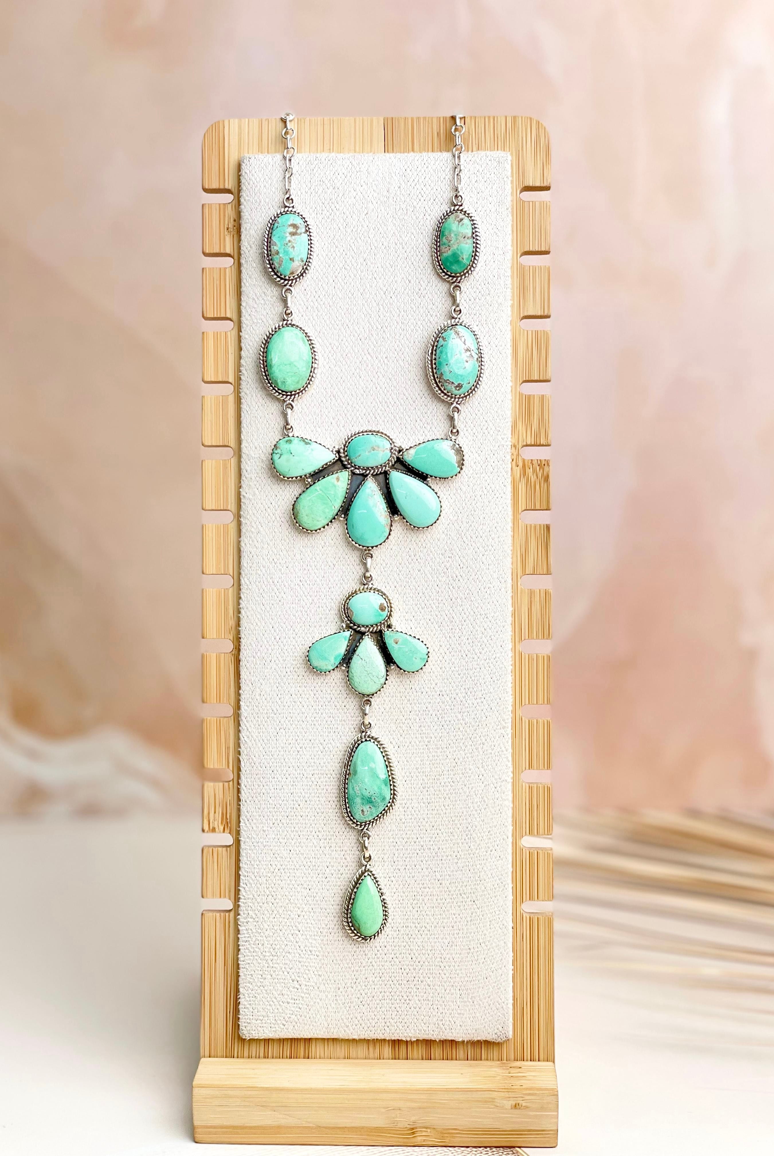 Australian Varascite Statement Necklace Sno 24-Necklaces-Krush Kandy, Women's Online Fashion Boutique Located in Phoenix, Arizona (Scottsdale Area)