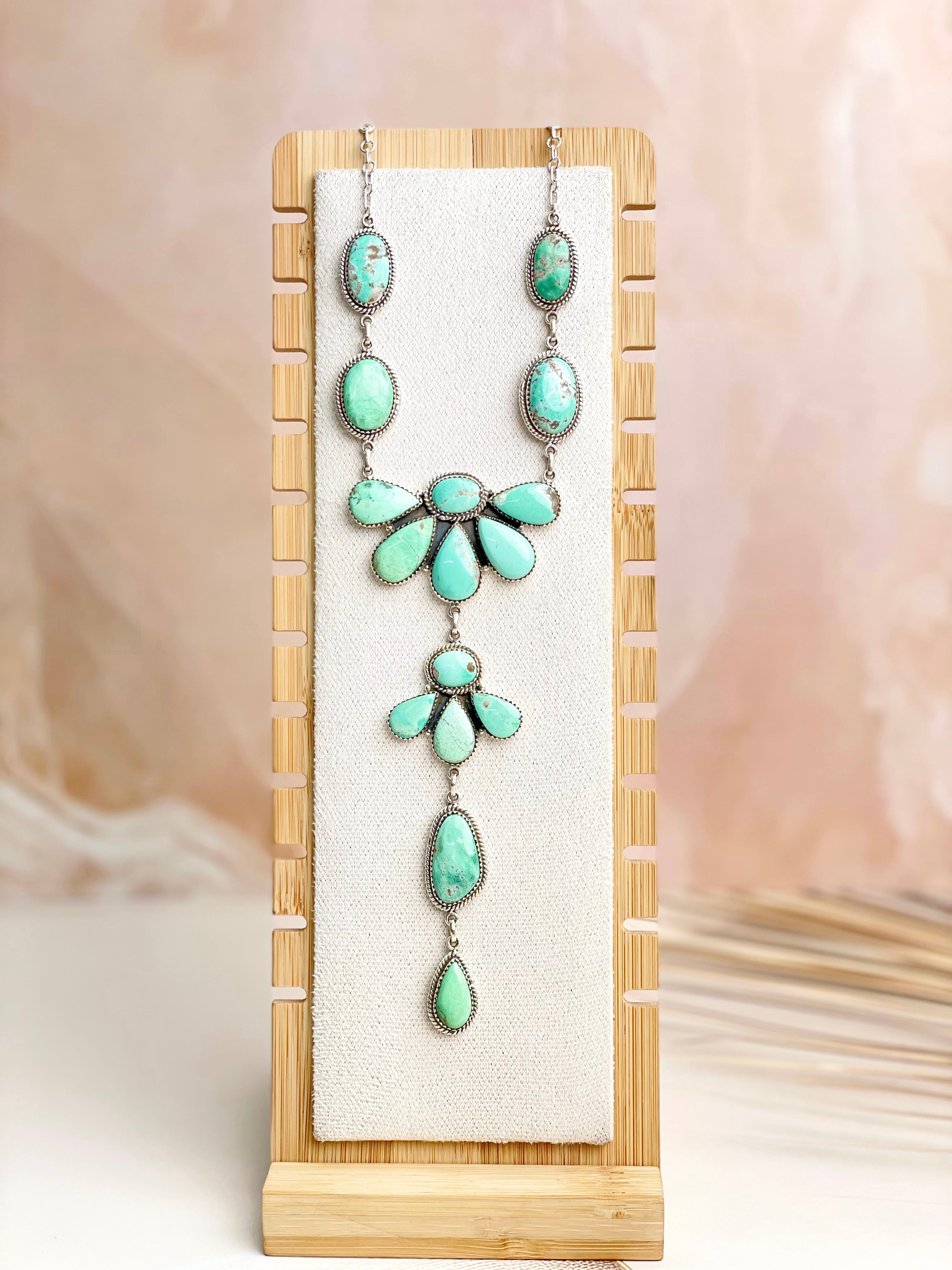 Australian Varascite Statement Necklace Sno 24-Necklaces-Krush Kandy, Women's Online Fashion Boutique Located in Phoenix, Arizona (Scottsdale Area)