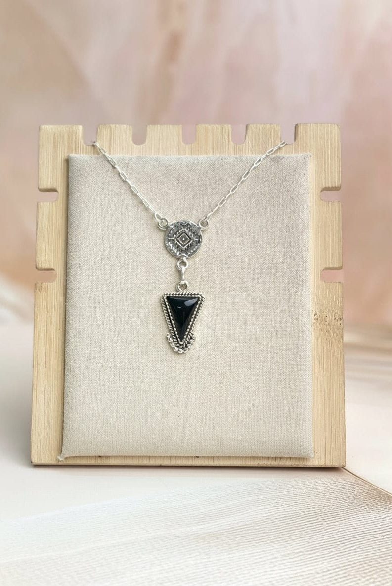 Aztec Triad Multi Stone Necklace-Necklaces-Krush Kandy, Women's Online Fashion Boutique Located in Phoenix, Arizona (Scottsdale Area)