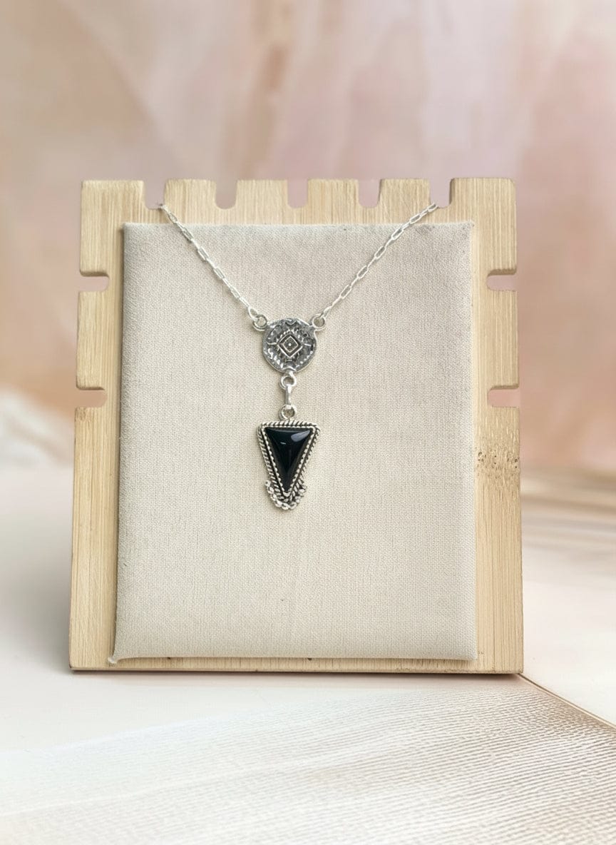 Aztec Triad Multi Stone Necklace-Necklaces-Krush Kandy, Women's Online Fashion Boutique Located in Phoenix, Arizona (Scottsdale Area)