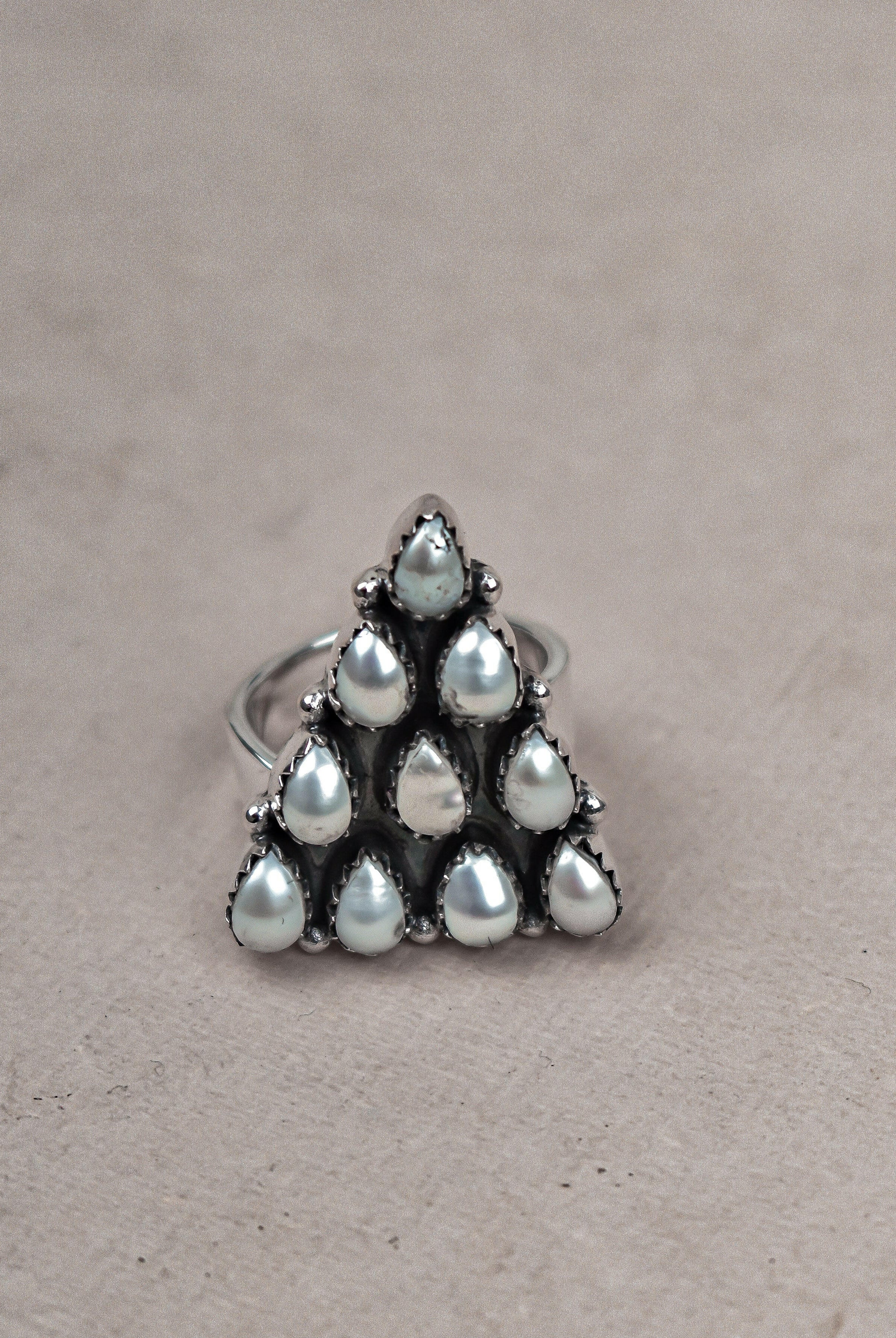 Pyramid Prism Gemstone Ring-Cluster Rings-Krush Kandy, Women's Online Fashion Boutique Located in Phoenix, Arizona (Scottsdale Area)