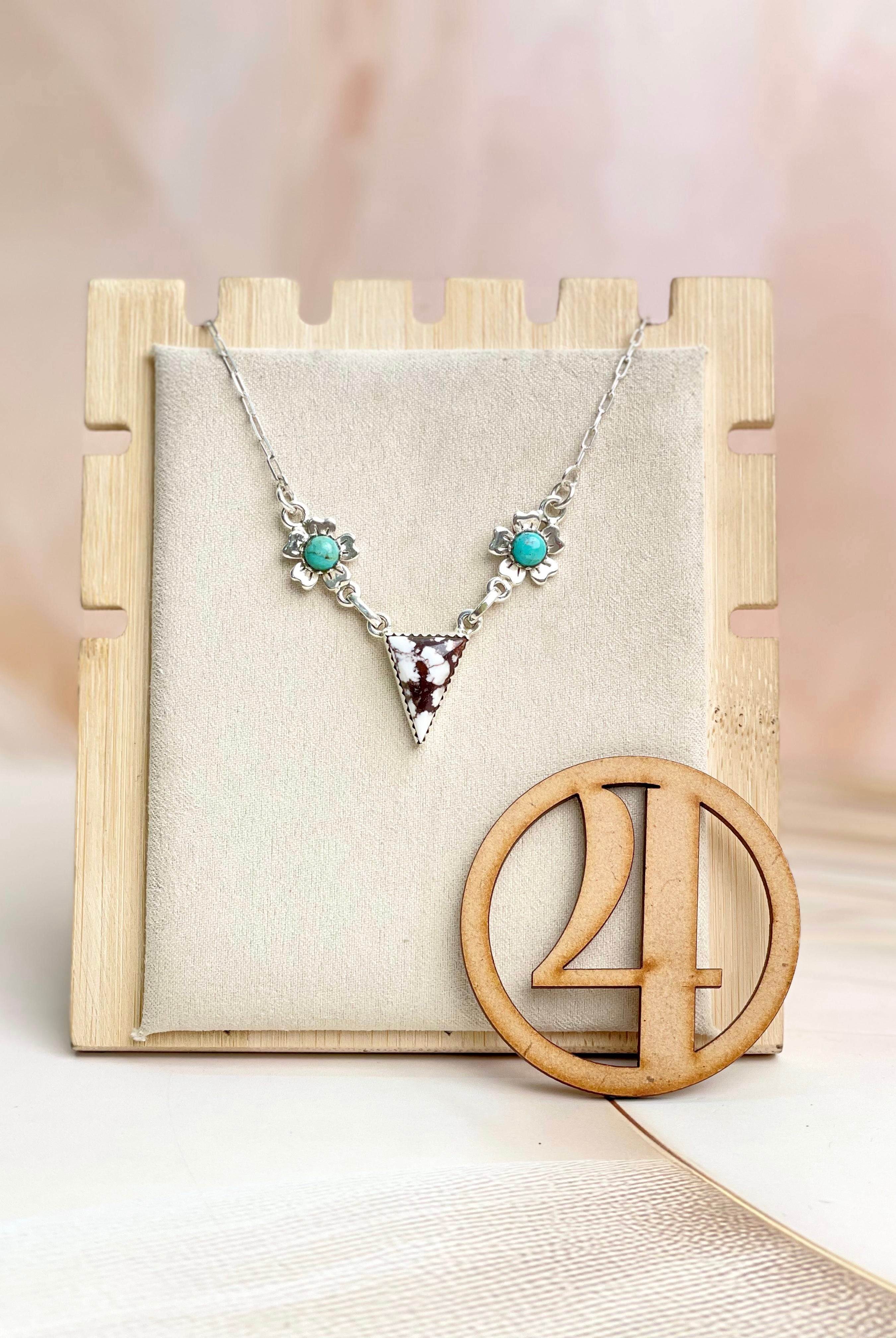 Wild Triad Floral Necklaces no22-Necklaces-Krush Kandy, Women's Online Fashion Boutique Located in Phoenix, Arizona (Scottsdale Area)