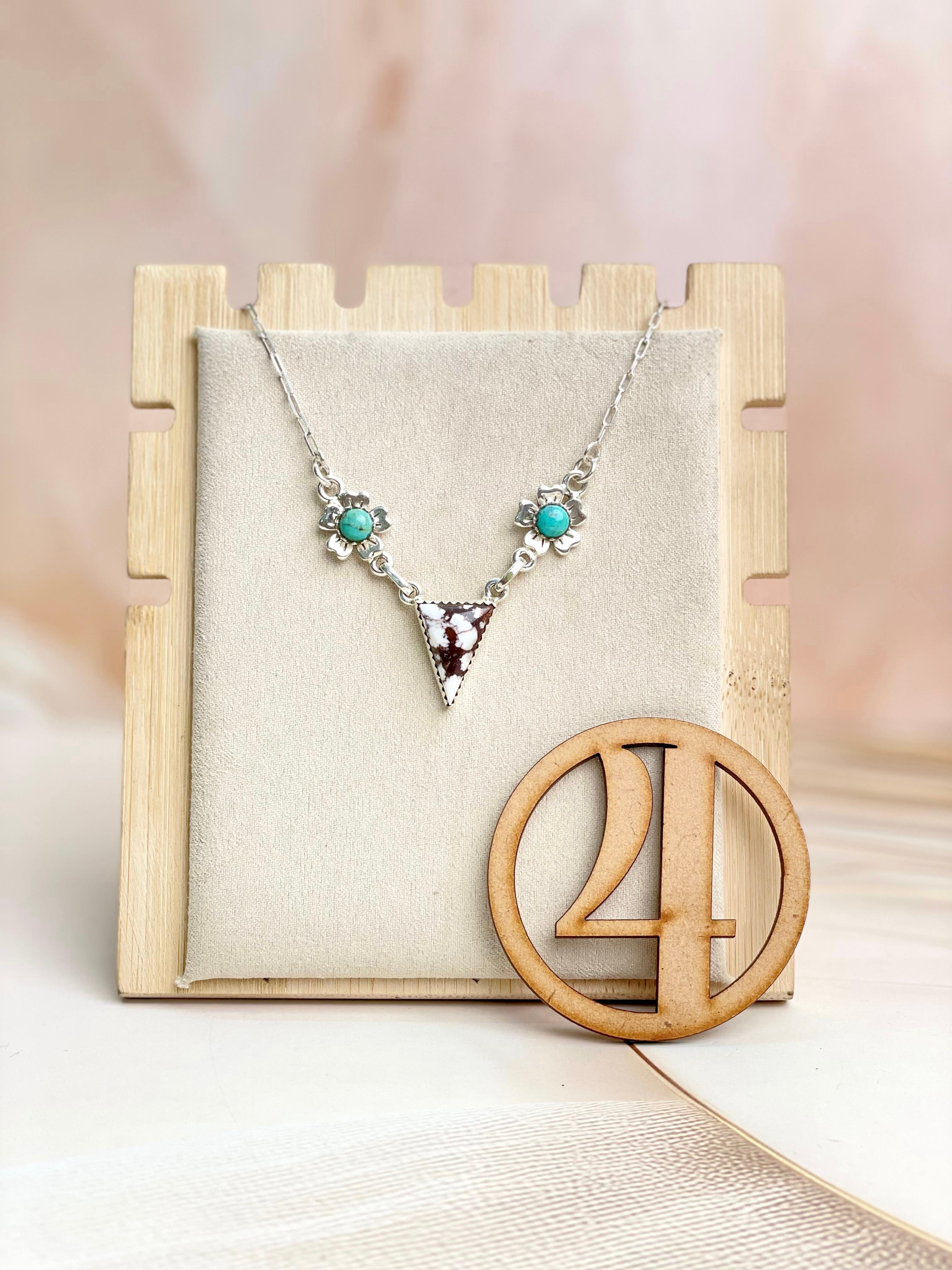 Wild Triad Floral Necklaces no22-Necklaces-Krush Kandy, Women's Online Fashion Boutique Located in Phoenix, Arizona (Scottsdale Area)