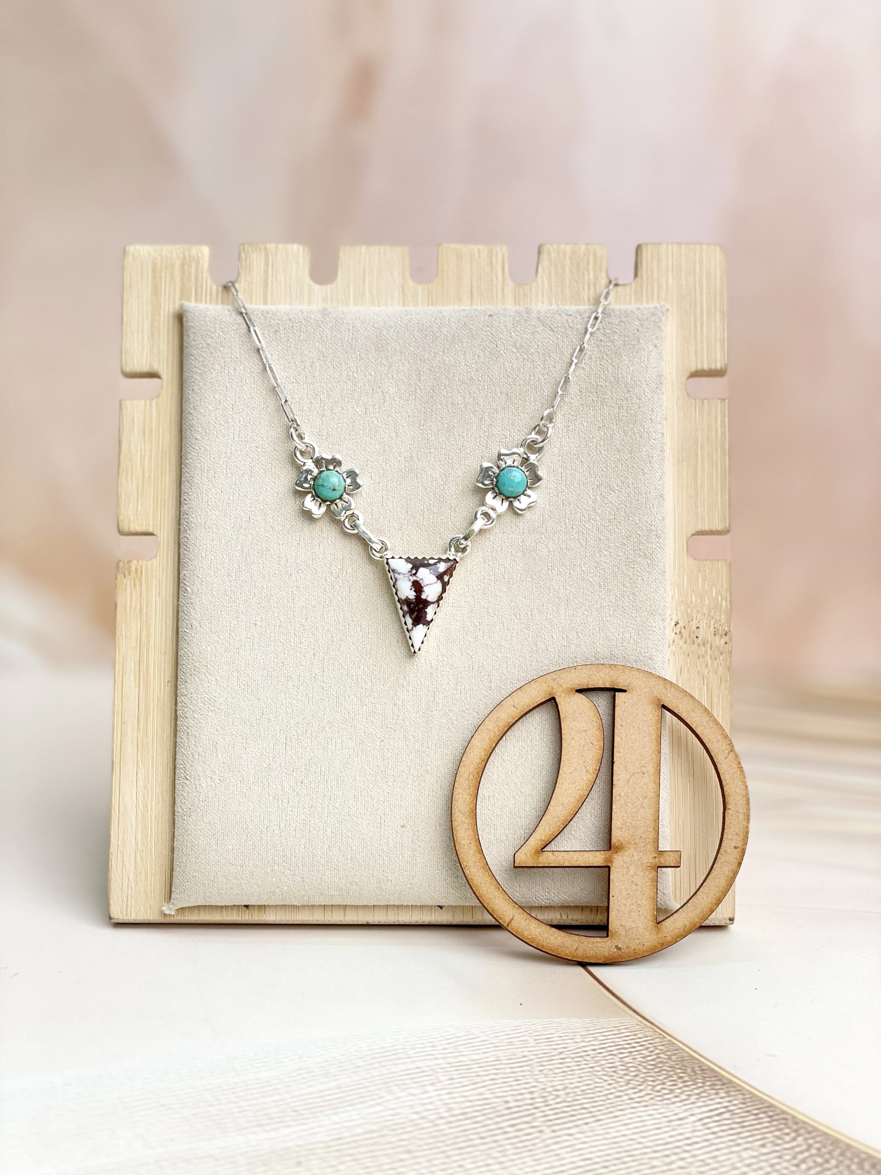 Wild Triad Floral Necklaces no22-Necklaces-Krush Kandy, Women's Online Fashion Boutique Located in Phoenix, Arizona (Scottsdale Area)