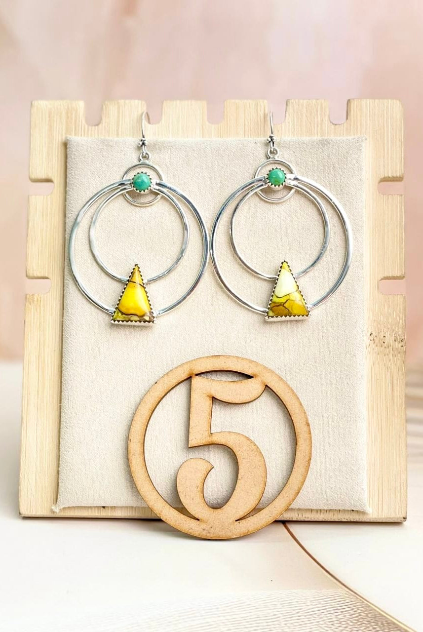 Triad Hoop Earrings sno 39-Earrings-Krush Kandy, Women's Online Fashion Boutique Located in Phoenix, Arizona (Scottsdale Area)