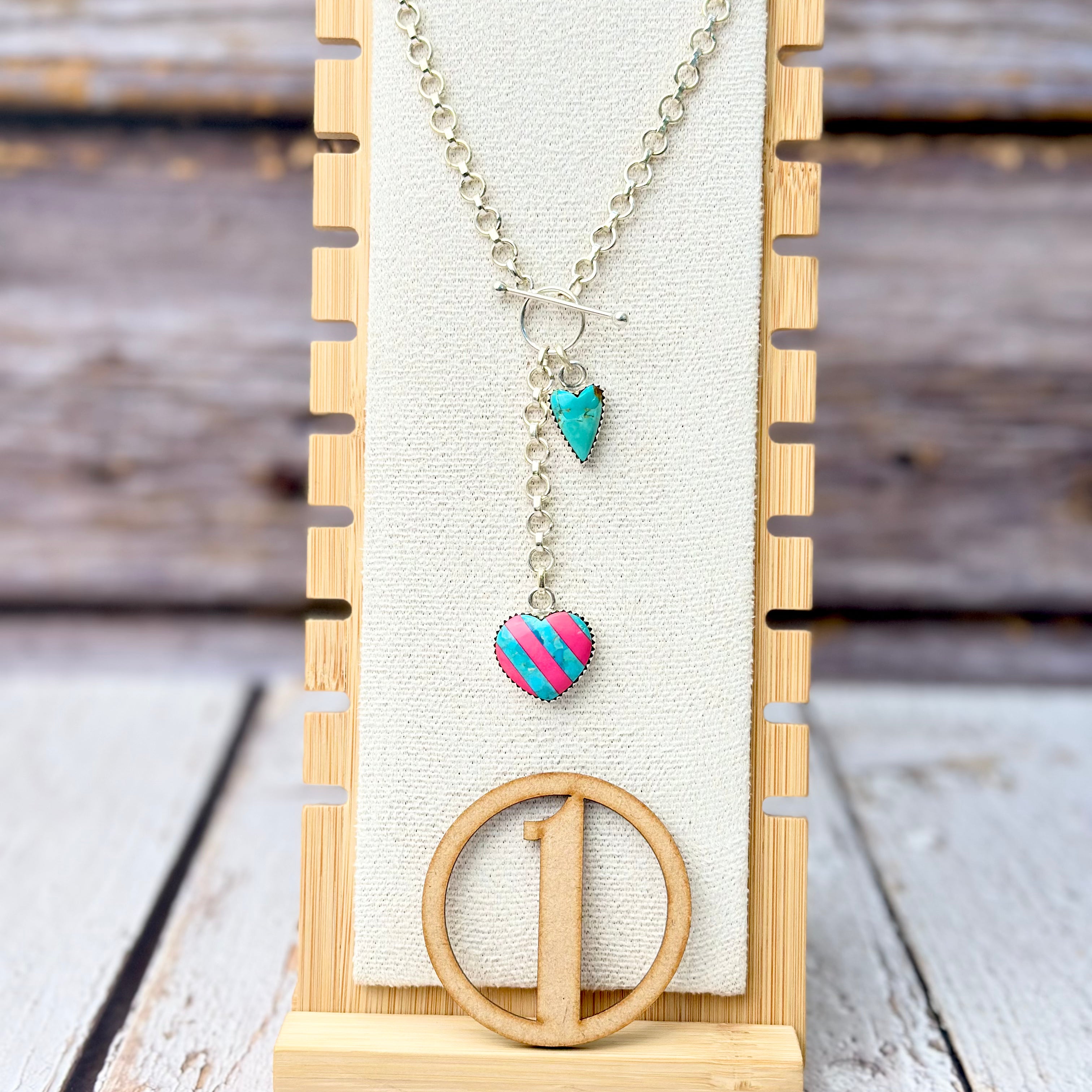 Way To Your Heart Checkered & Stripe Necklaces-Necklaces-Krush Kandy, Women's Online Fashion Boutique Located in Phoenix, Arizona (Scottsdale Area)