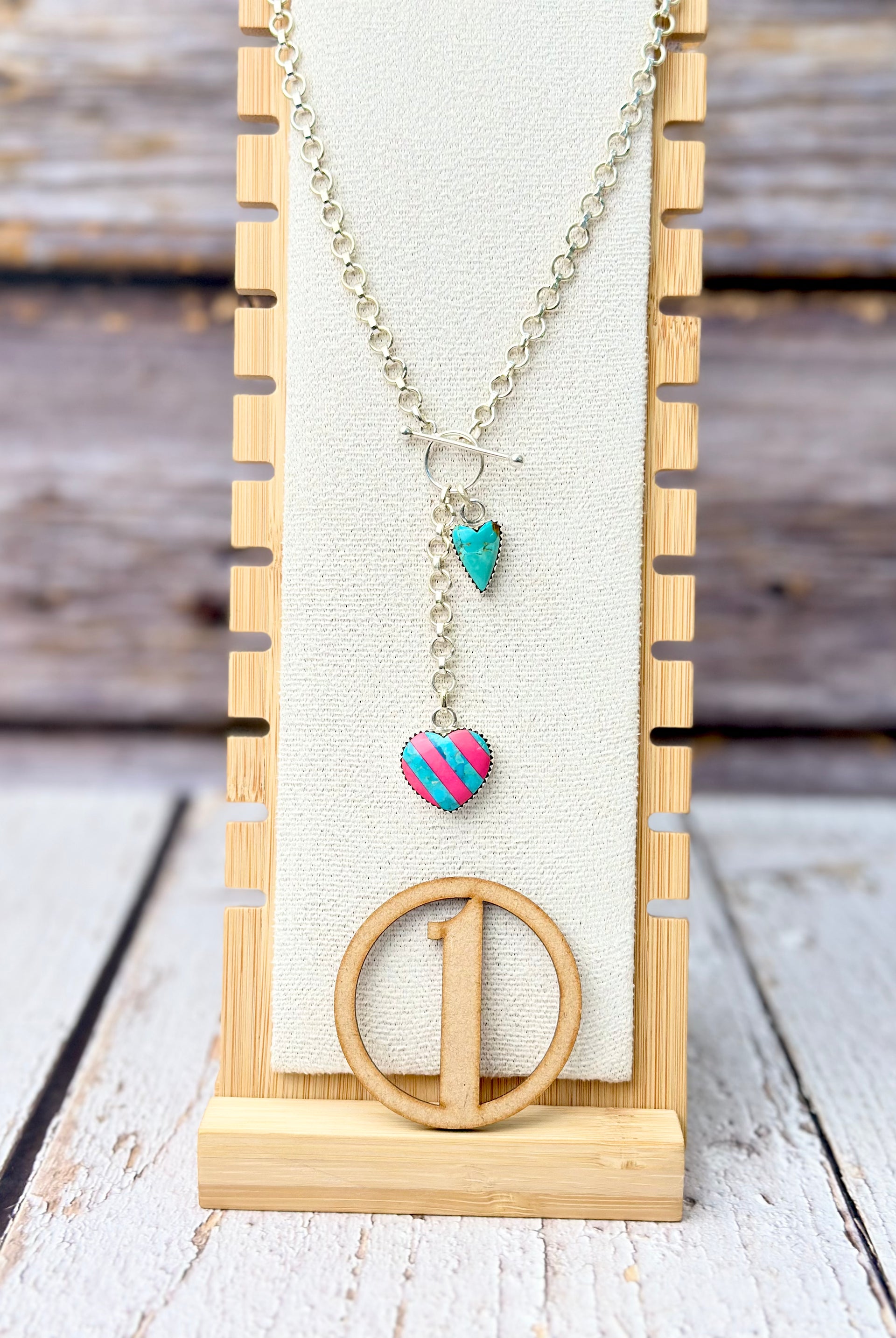 Way To Your Heart Checkered & Stripe Necklaces-Necklaces-Krush Kandy, Women's Online Fashion Boutique Located in Phoenix, Arizona (Scottsdale Area)