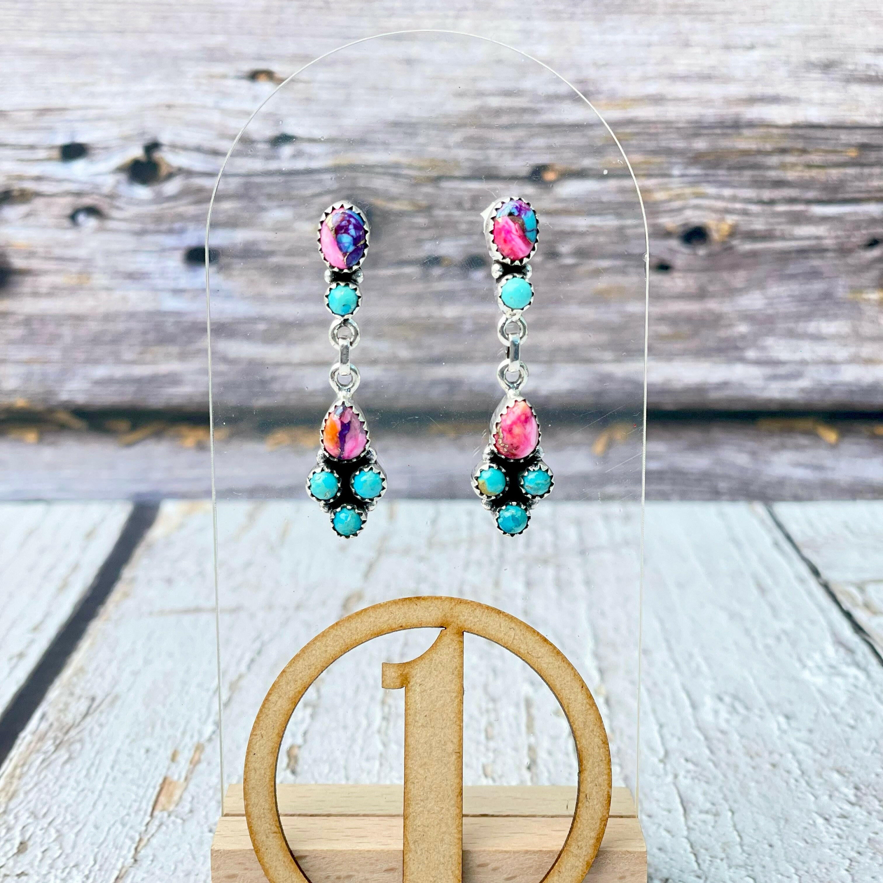 Enya's Delight Stone Earrings-Earrings-Krush Kandy, Women's Online Fashion Boutique Located in Phoenix, Arizona (Scottsdale Area)