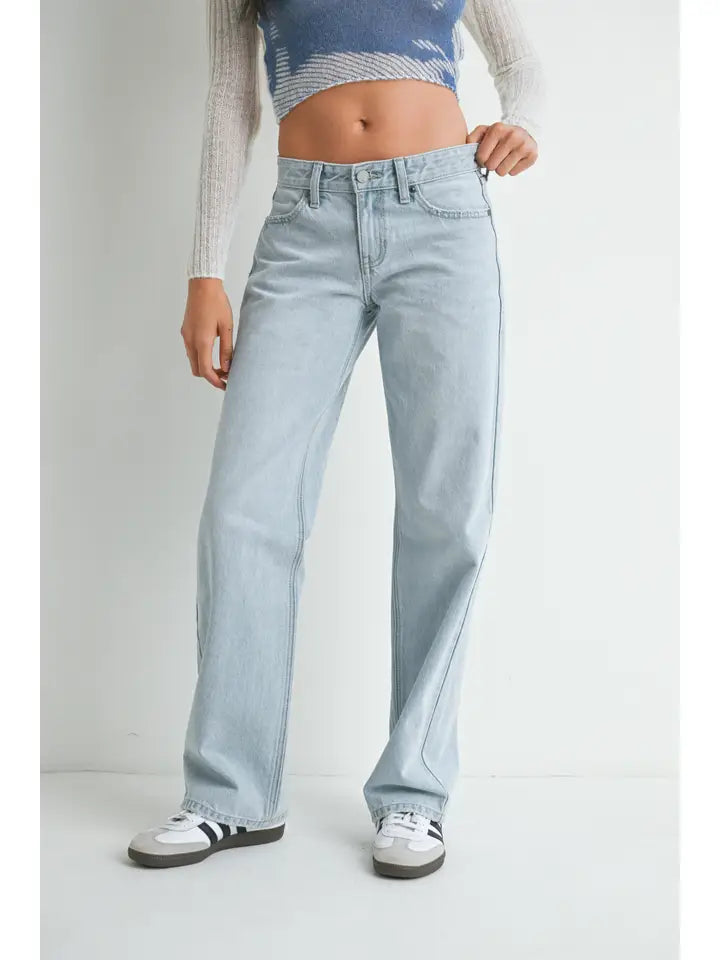 Low Rise Straight Jeans-Jeans-Krush Kandy, Women's Online Fashion Boutique Located in Phoenix, Arizona (Scottsdale Area)