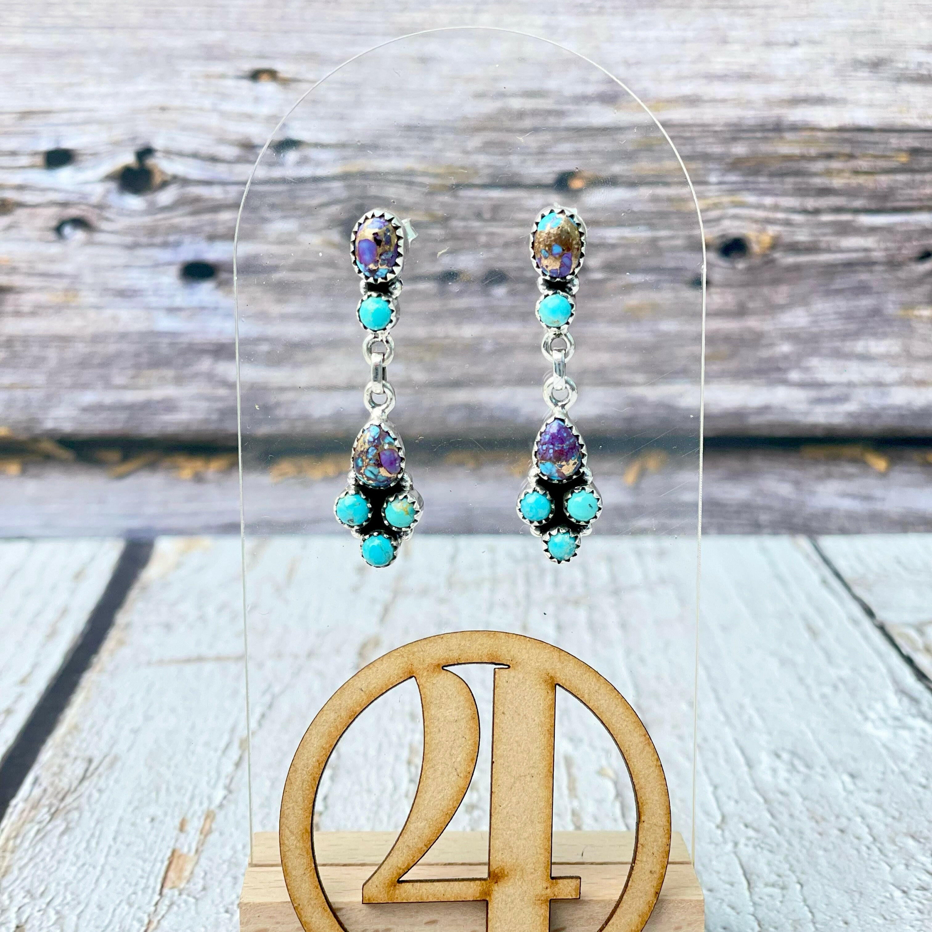 Enya's Delight Stone Earrings-Earrings-Krush Kandy, Women's Online Fashion Boutique Located in Phoenix, Arizona (Scottsdale Area)