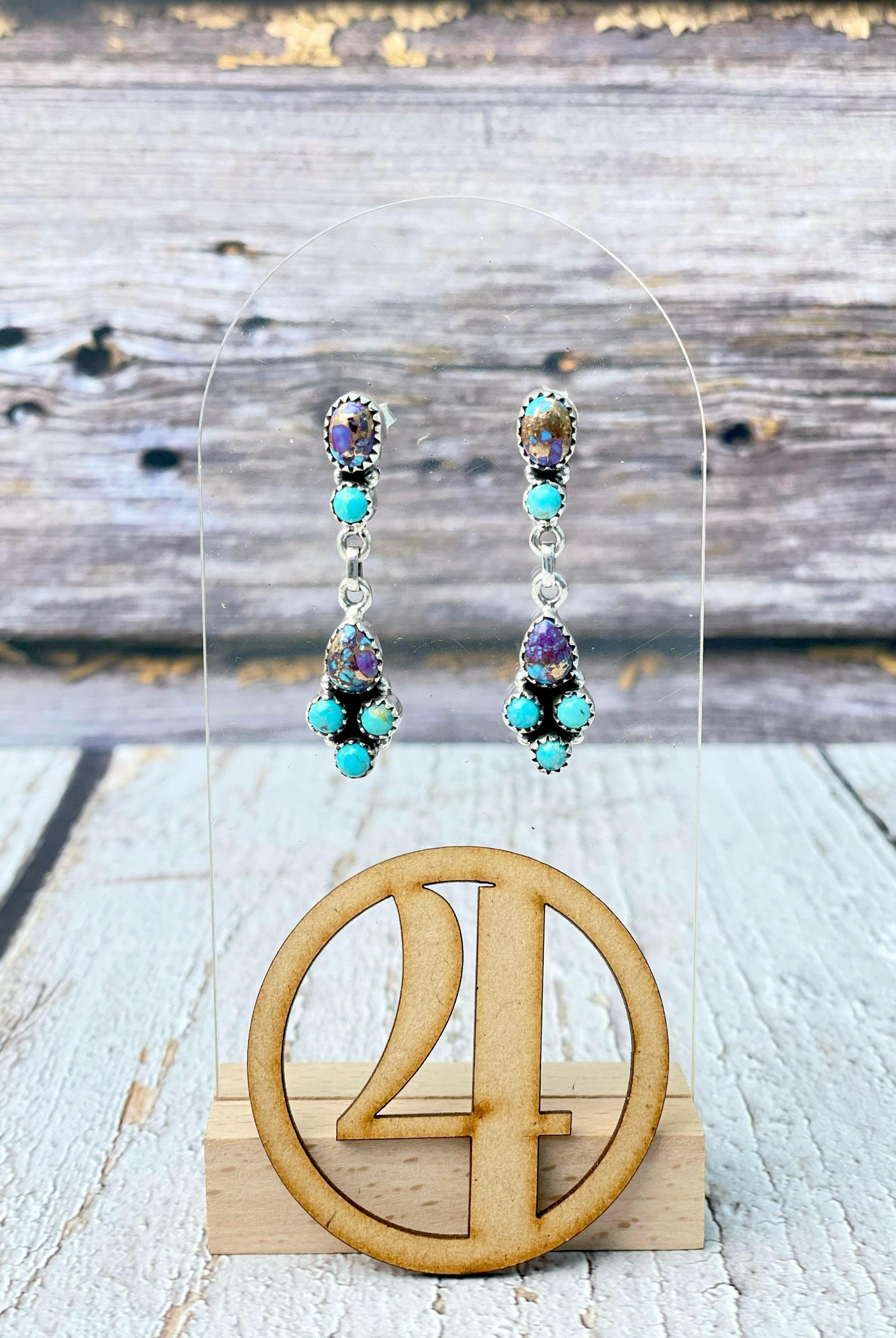 Enya's Delight Stone Earrings-Earrings-Krush Kandy, Women's Online Fashion Boutique Located in Phoenix, Arizona (Scottsdale Area)