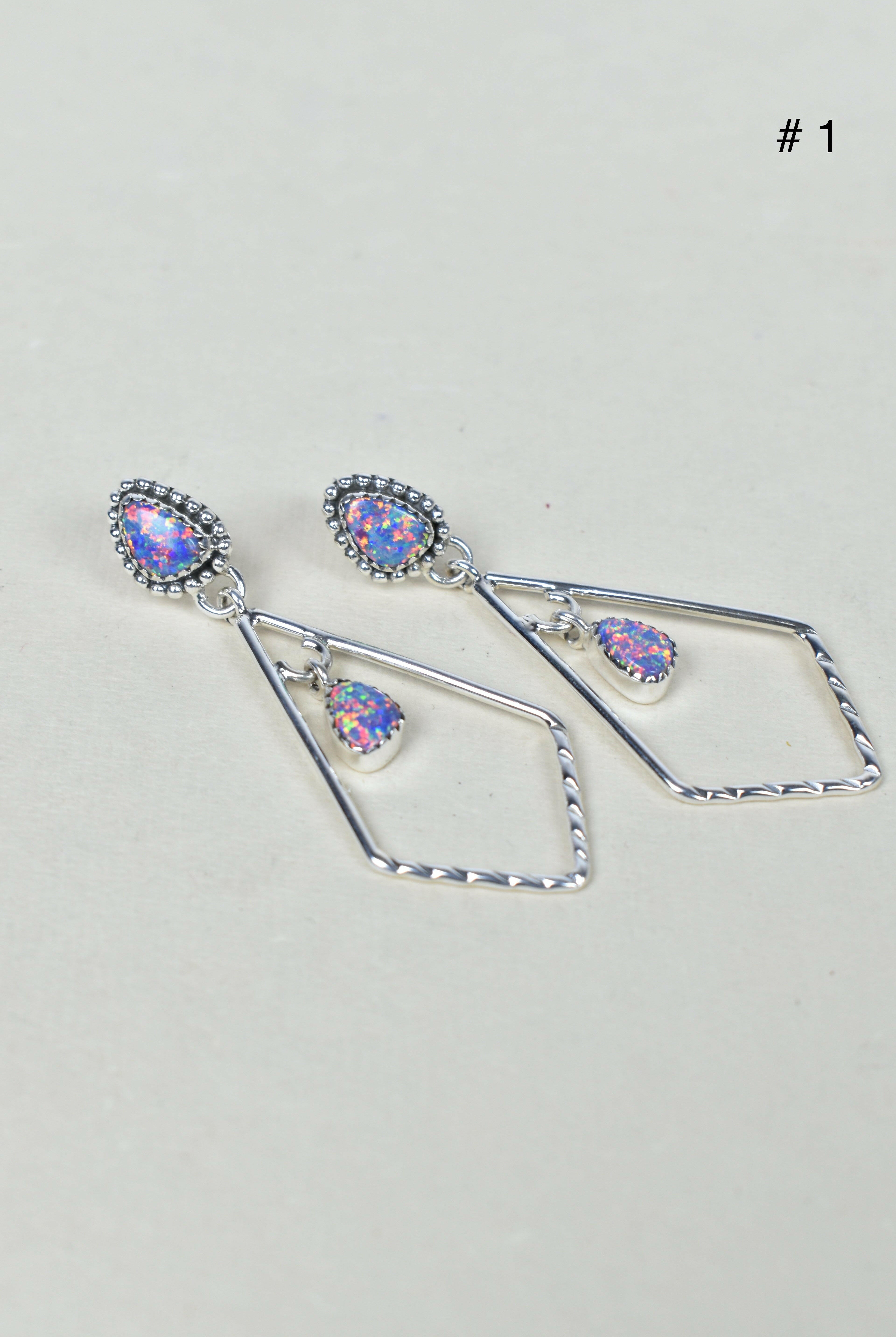Skyborne Celestial Elegance Dangle Earrings-Drop Earrings-Krush Kandy, Women's Online Fashion Boutique Located in Phoenix, Arizona (Scottsdale Area)