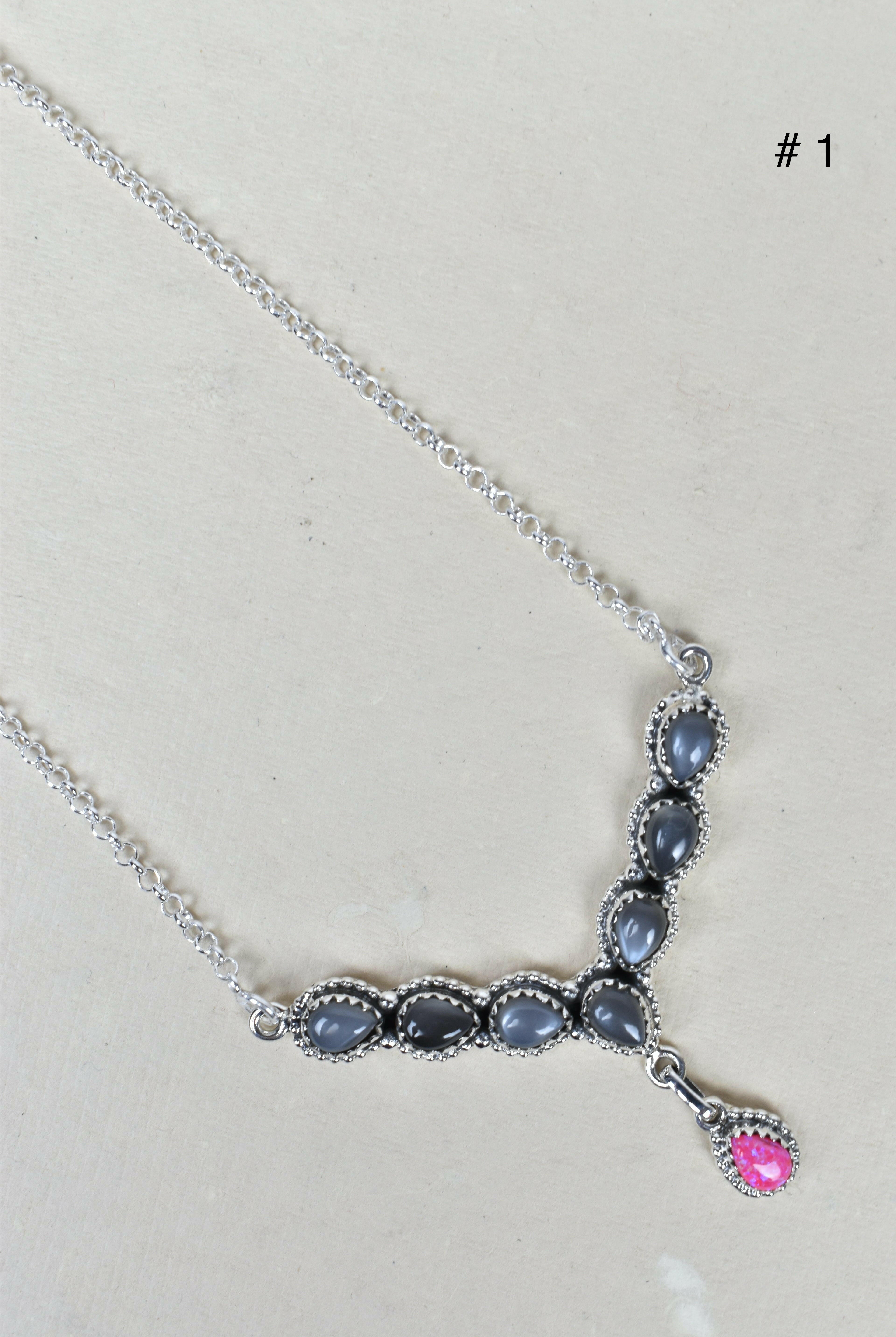 Y Knot Sterling Silver Necklace-Lariat and Y Necklaces-Krush Kandy, Women's Online Fashion Boutique Located in Phoenix, Arizona (Scottsdale Area)