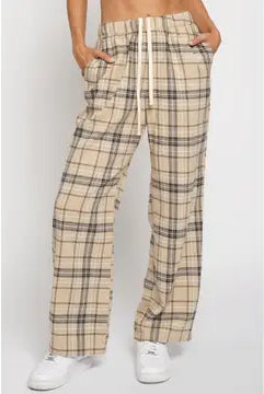 Plaid Flannel Pants-Bottoms-Krush Kandy, Women's Online Fashion Boutique Located in Phoenix, Arizona (Scottsdale Area)