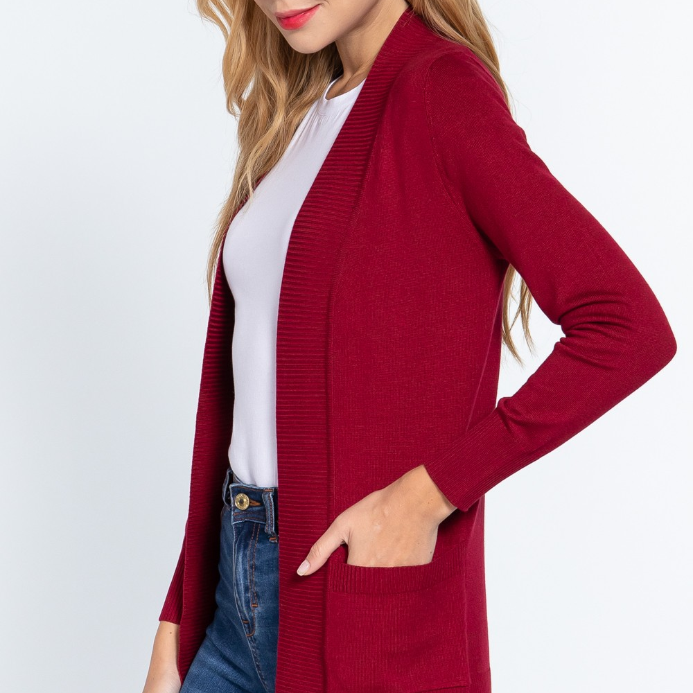 Fireside Story Open Cardigan Sweater-Sweaters-Krush Kandy, Women's Online Fashion Boutique Located in Phoenix, Arizona (Scottsdale Area)