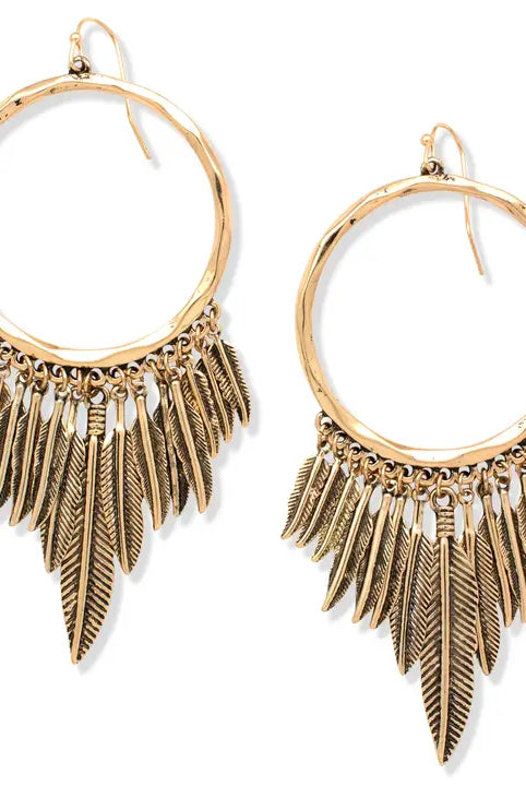 Birds of A Feather Hoop Earrings - MADE TO ORDER-Earrings-Krush Kandy, Women's Online Fashion Boutique Located in Phoenix, Arizona (Scottsdale Area)