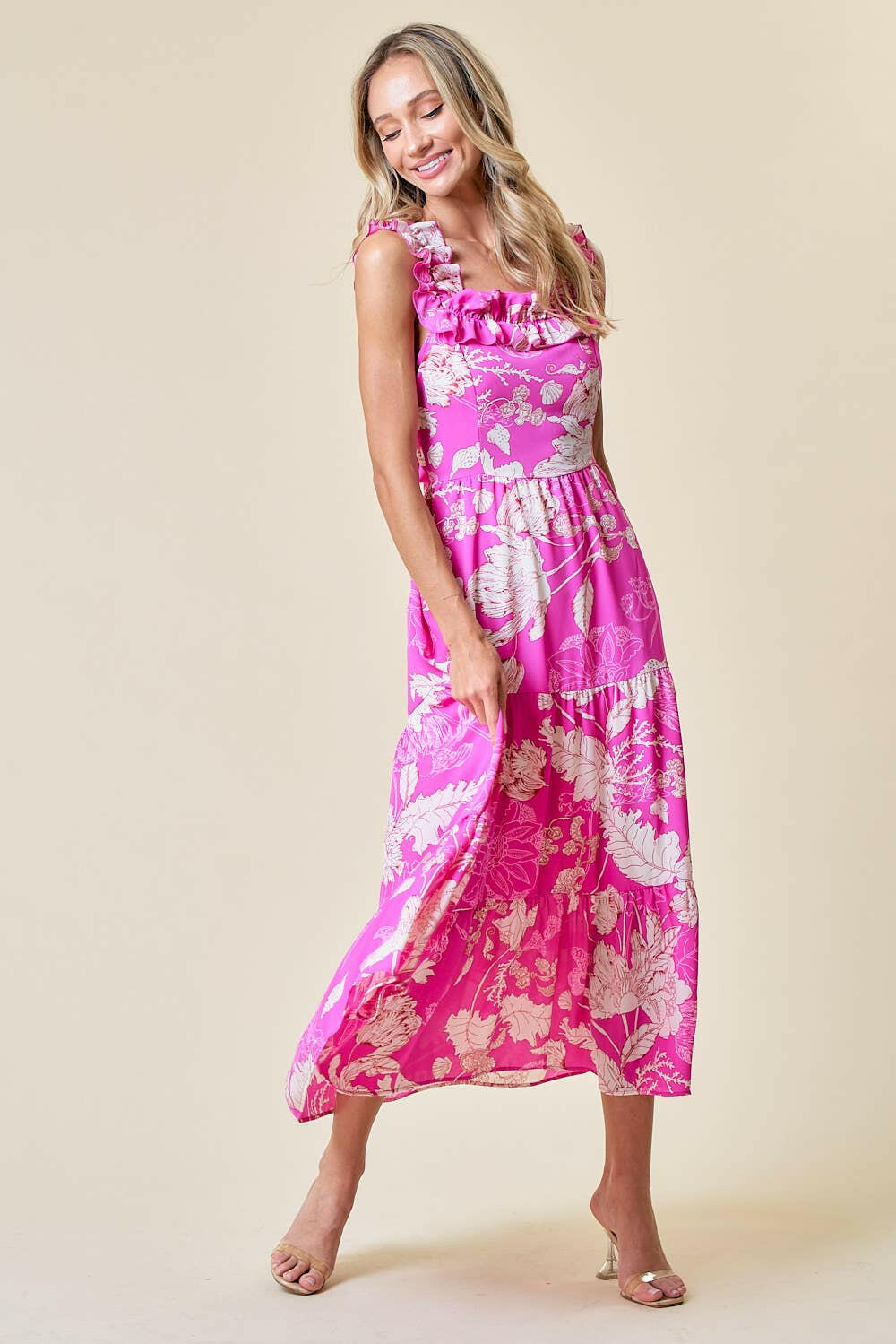 Southern Belle Blooms Dress-Dresses-Krush Kandy, Women's Online Fashion Boutique Located in Phoenix, Arizona (Scottsdale Area)