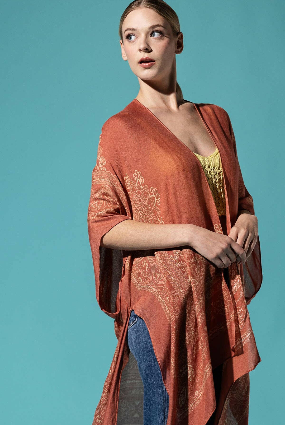 Ornate Mandala Kimono-Kimono-Krush Kandy, Women's Online Fashion Boutique Located in Phoenix, Arizona (Scottsdale Area)