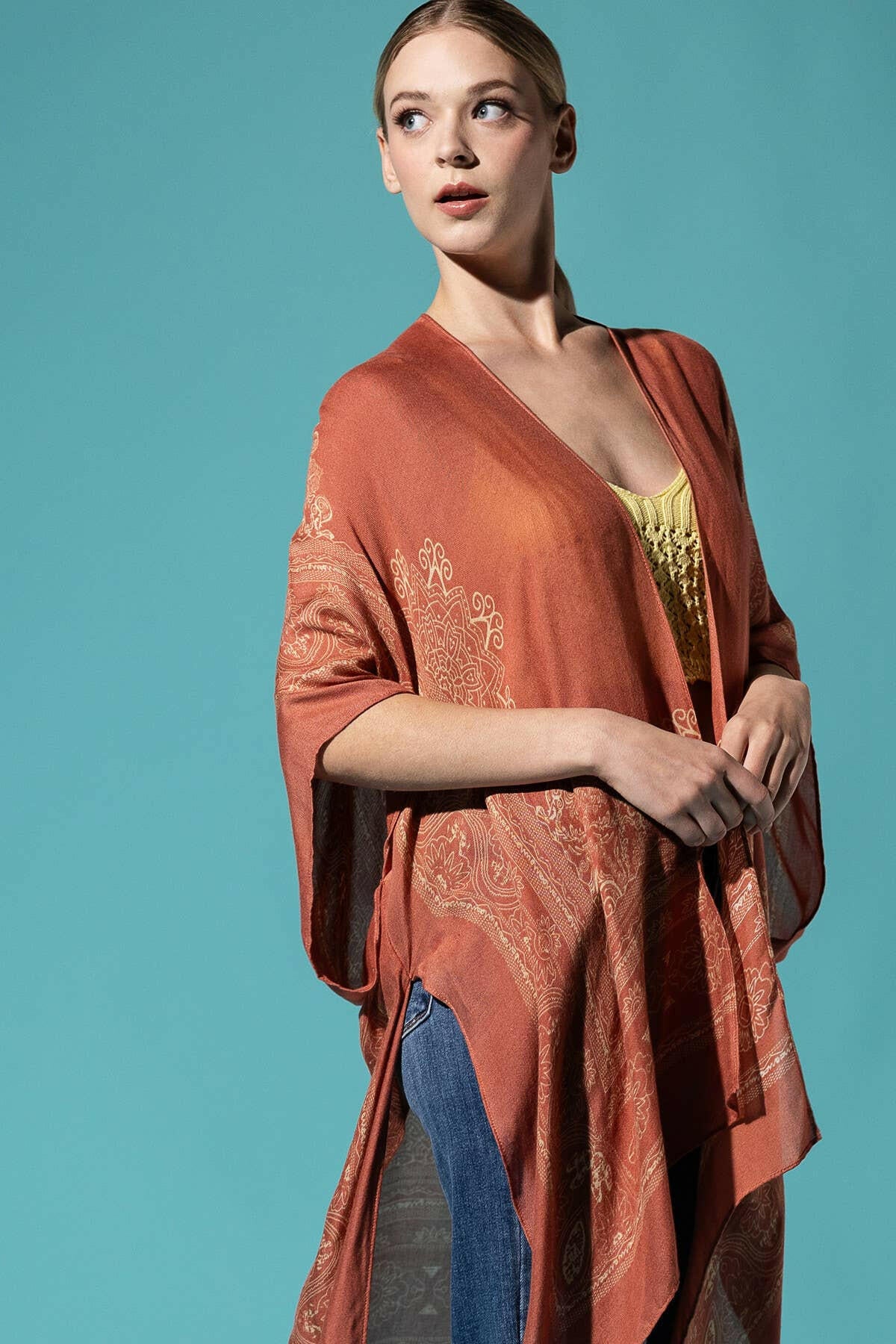 Ornate Mandala Kimono-Kimono-Krush Kandy, Women's Online Fashion Boutique Located in Phoenix, Arizona (Scottsdale Area)