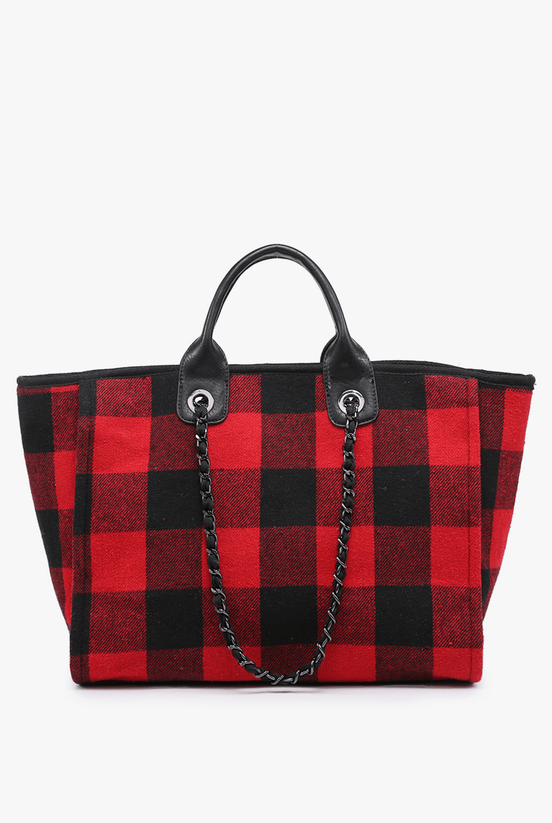 Kristina Women's Satchel with Chain Strap-handbag-Krush Kandy, Women's Online Fashion Boutique Located in Phoenix, Arizona (Scottsdale Area)