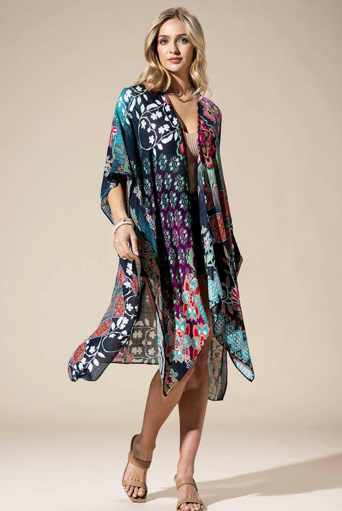Multi Kimono-Kimono-Krush Kandy, Women's Online Fashion Boutique Located in Phoenix, Arizona (Scottsdale Area)